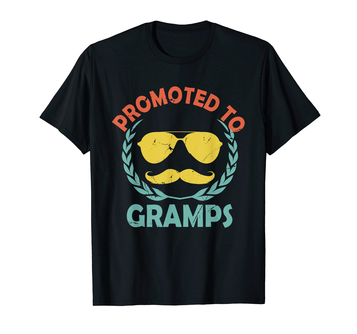 Promoted To Gramps Pregnancy T-Shirt - Minimalist Print for Adults - T-Shirt, Sweatshirt, Hoodie