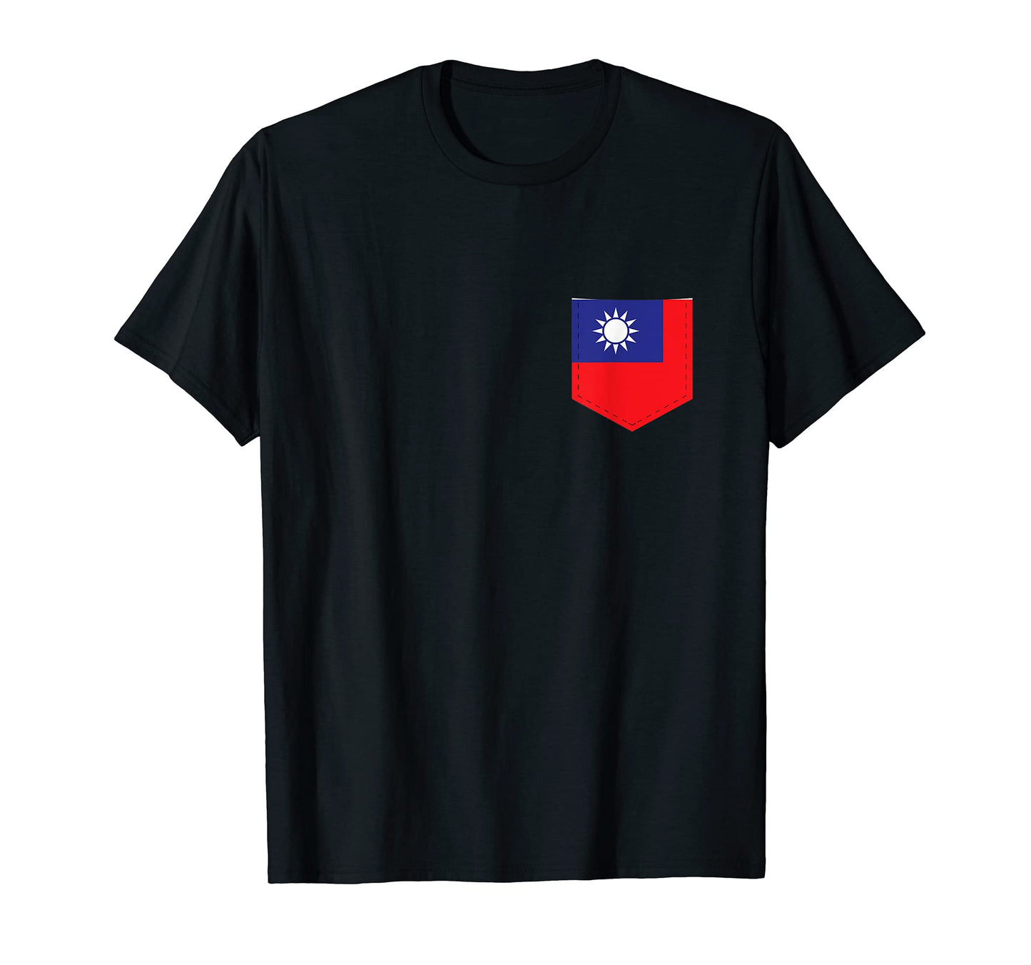 Taiwan Flag Printed Taiwanese Flag T-Shirt - Aesthetic Graphic for Adults - T-Shirt, Sweatshirt, Hoodie
