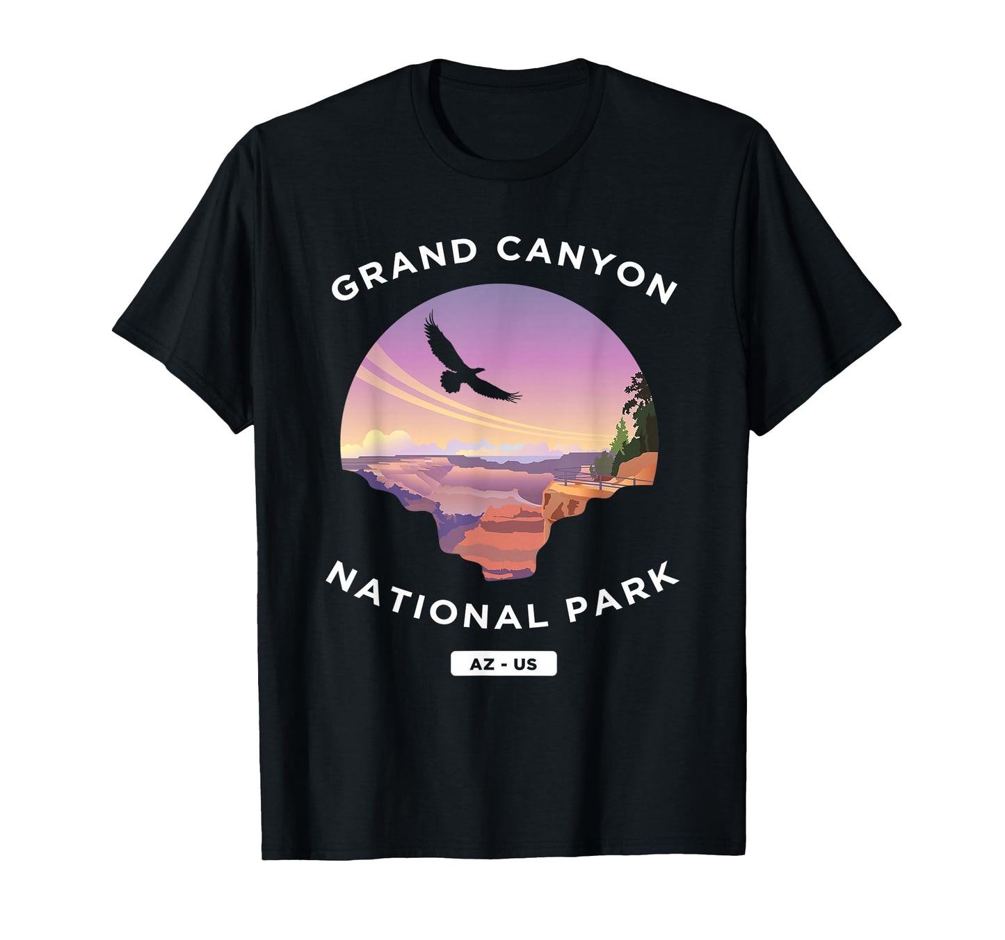Grand Canyon Arizona Us National T-Shirt - Casual Everyday Wear for Adults - T-Shirt, Sweatshirt, Hoodie