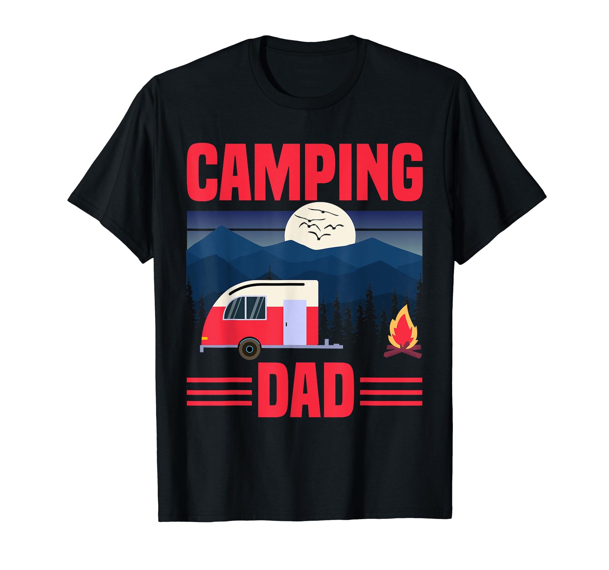 Camping Dad 5Th Wheel Camper Rv T-Shirt - Casual Everyday Wear for Adults - T-Shirt, Sweatshirt, Hoodie