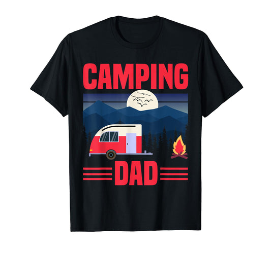 Camping Dad 5Th Wheel Camper Rv T-Shirt - Casual Everyday Wear for Adults - T-Shirt, Sweatshirt, Hoodie