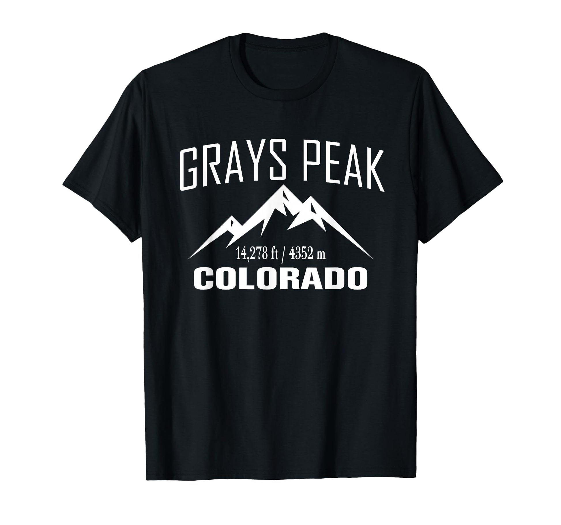 Grays Peak Colorado Climbing Summit T-Shirt - Trendy Graphic for Adults - T-Shirt, Sweatshirt, Hoodie