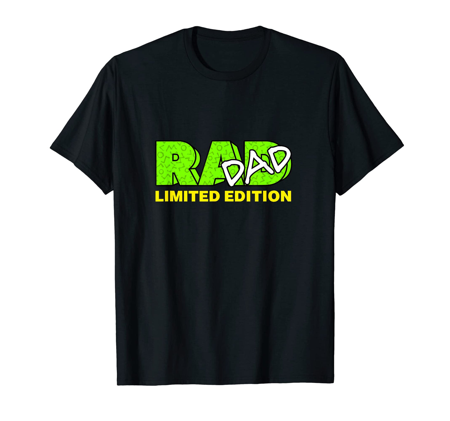 Rad Dad Radical 1980S Music Video T-Shirt - Minimalist Print Unisex - T-Shirt, Sweatshirt, Hoodie