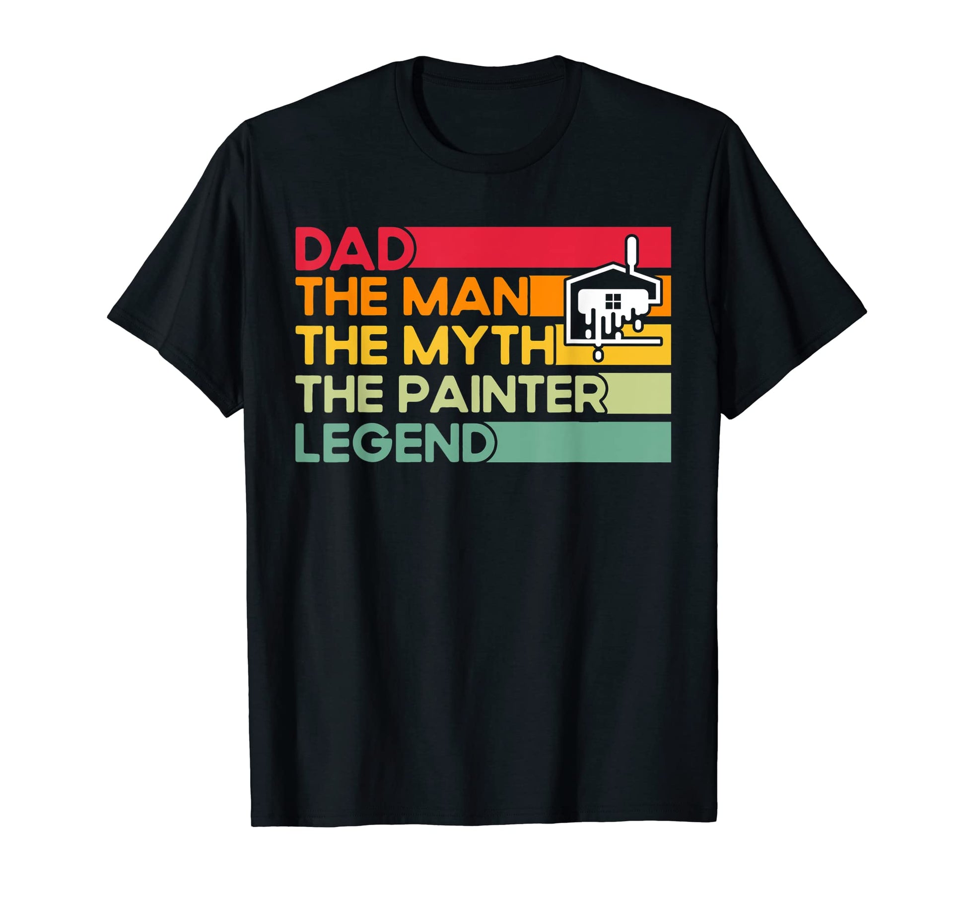Mens House Painter Decorator Dad T-Shirt - Aesthetic Graphic Men Women - T-Shirt, Sweatshirt, Hoodie