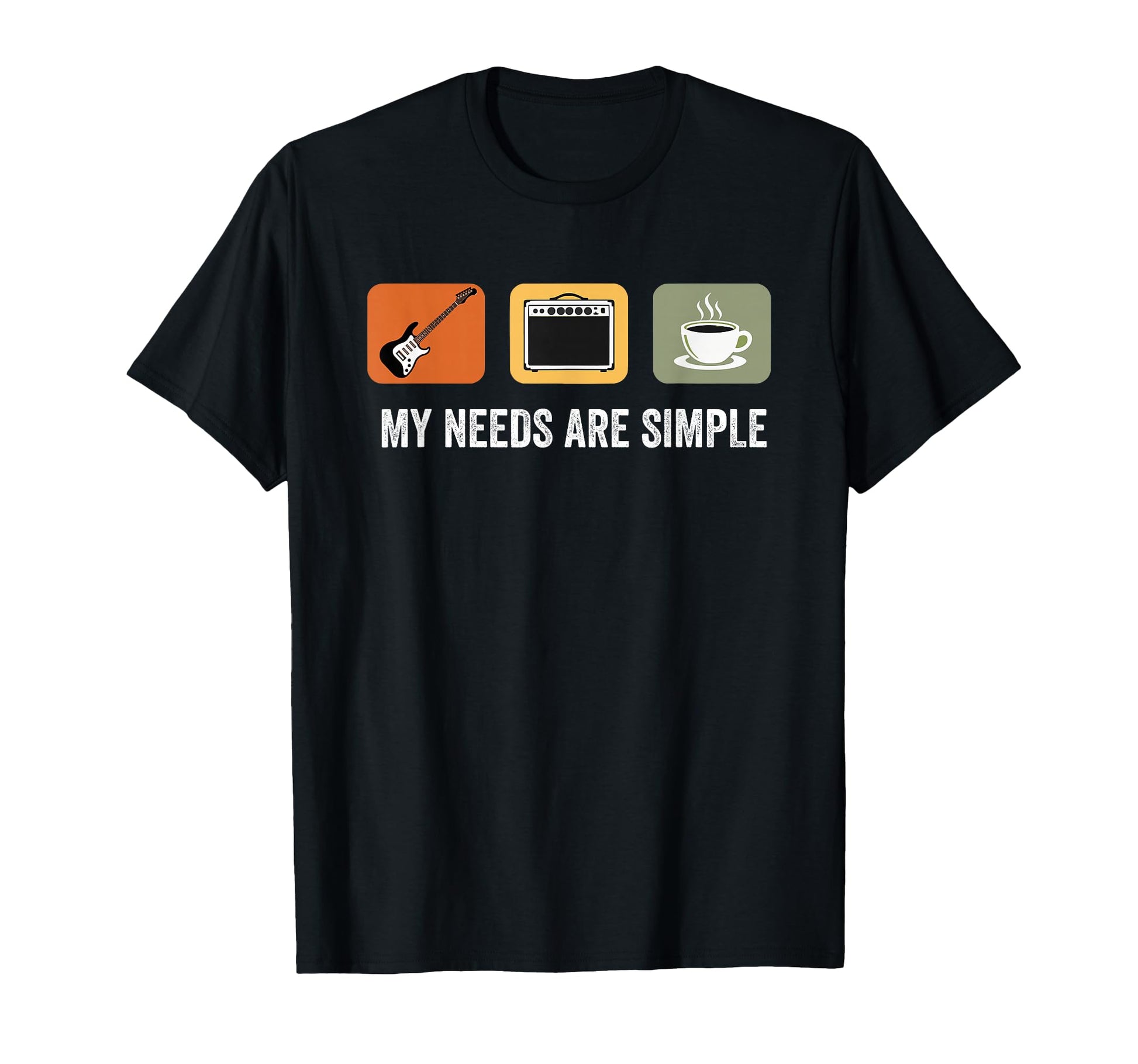 Guitar Player Coffee Lover Musician T-Shirt - Streetwear Style for Adults - T-Shirt, Sweatshirt, Hoodie