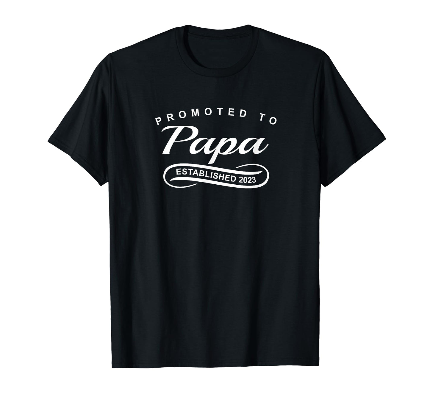 Promoted To Papa Established 2023 New T-Shirt - Unique Graphic for Adults - T-Shirt, Sweatshirt, Hoodie