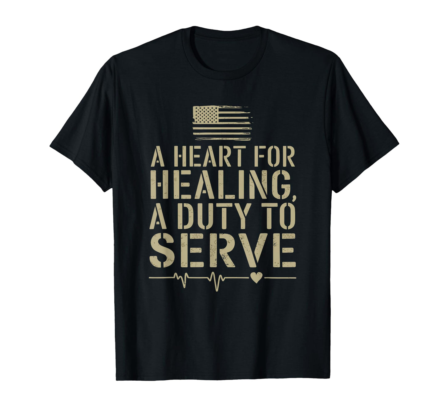 America Military Nurse Va Nursing T-Shirt - Casual Everyday Wear Unisex - T-Shirt, Sweatshirt, Hoodie