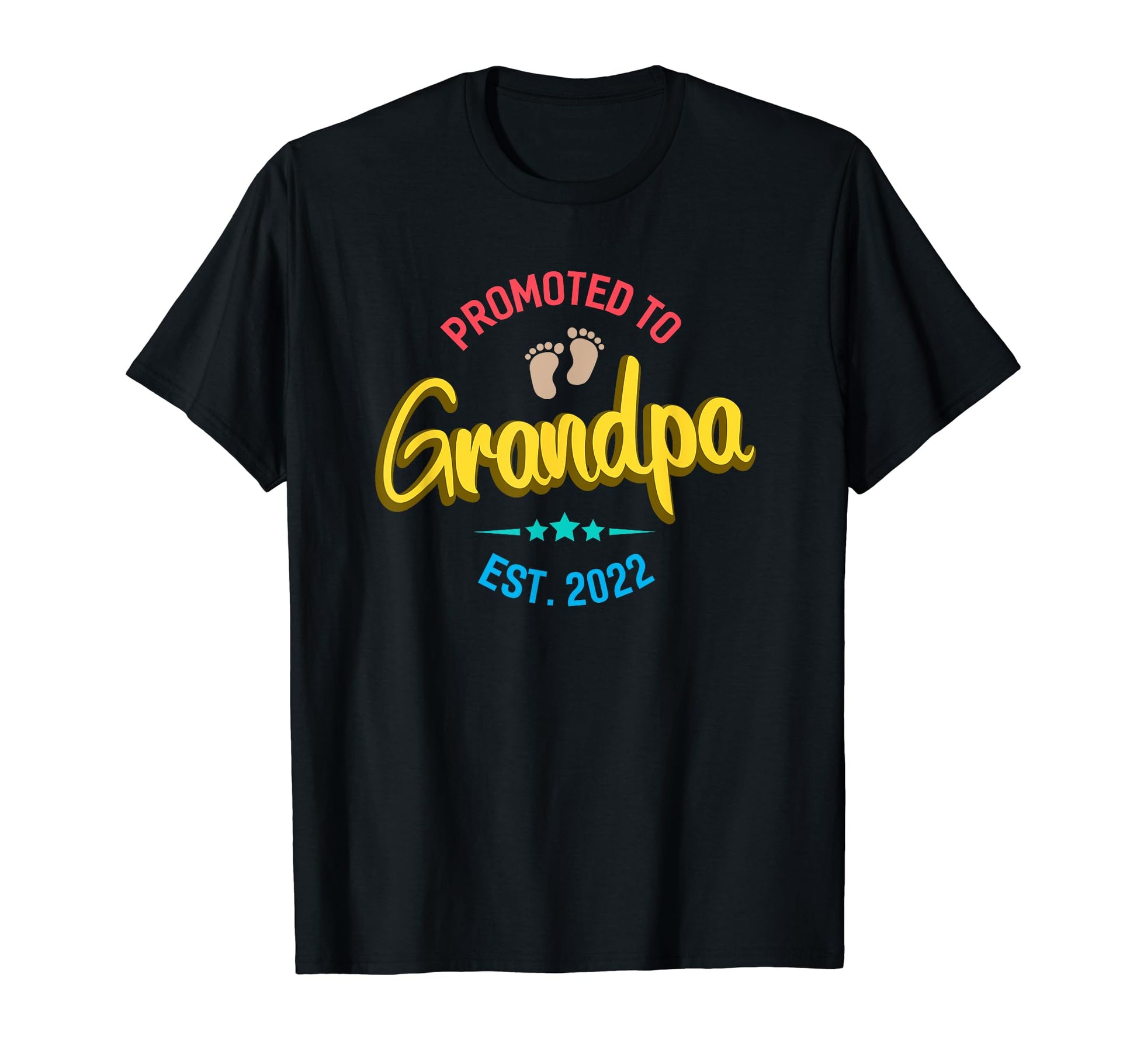 Promoted To Grandpa 2022 Announcement T-Shirt - Aesthetic Graphic Men Women - T-Shirt, Sweatshirt, Hoodie