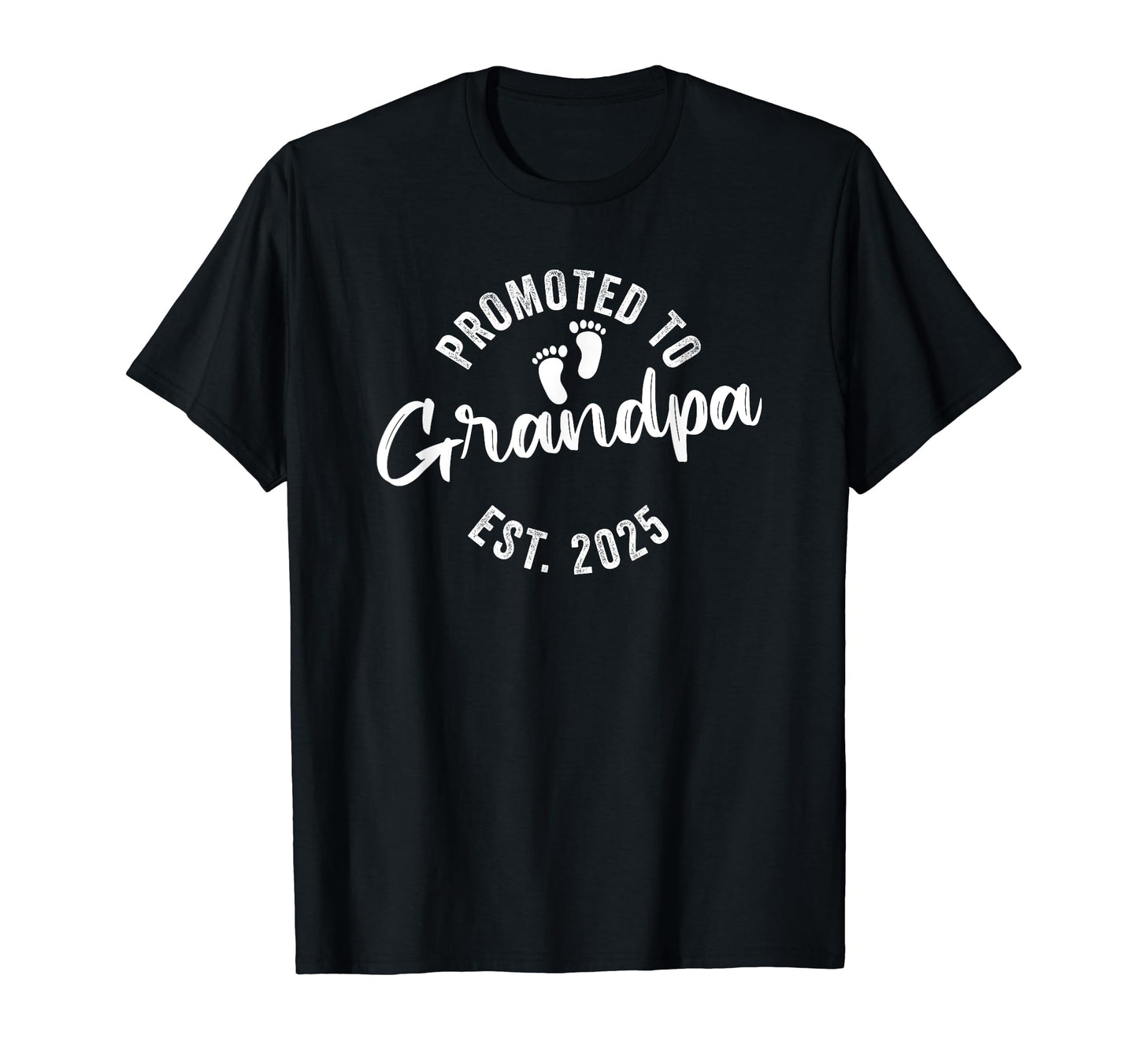 Promoted To Grandpa 2025 T-Shirt - Aesthetic Graphic for Adults - T-Shirt, Sweatshirt, Hoodie
