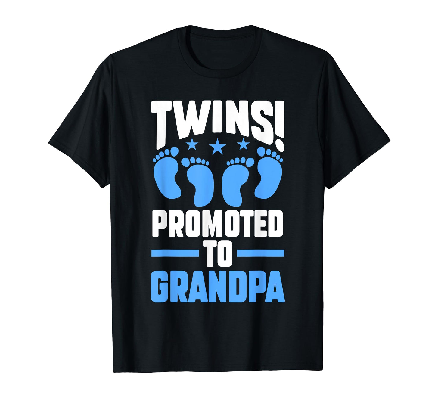 Twins Promoted To Grandpa Children T-Shirt - Minimalist Print for Adults - T-Shirt, Sweatshirt, Hoodie