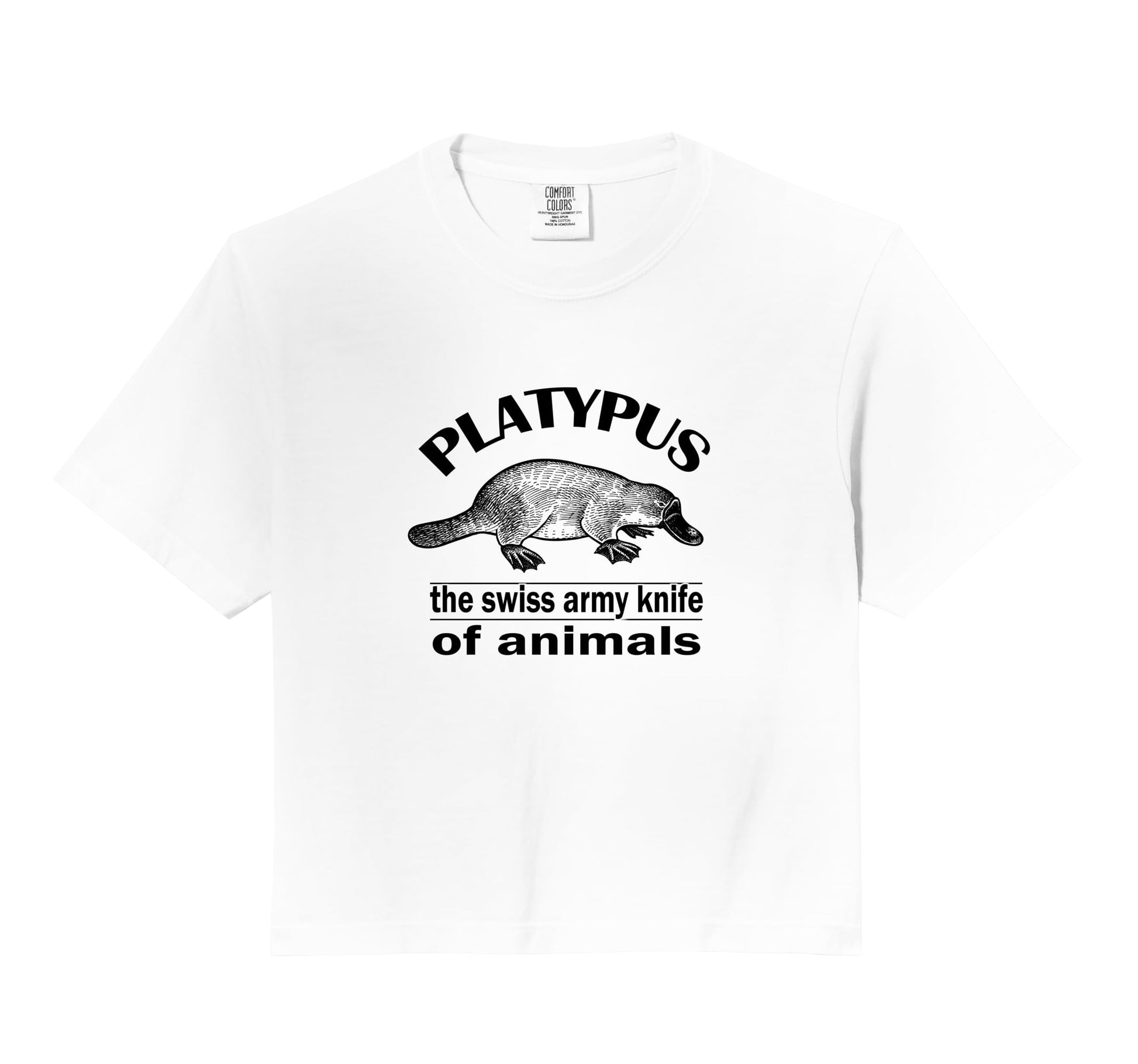 Mens Womens Swiss Army Knife Platypus T-Shirt - Minimalist Print Men Women - T-Shirt, Sweatshirt, Hoodie