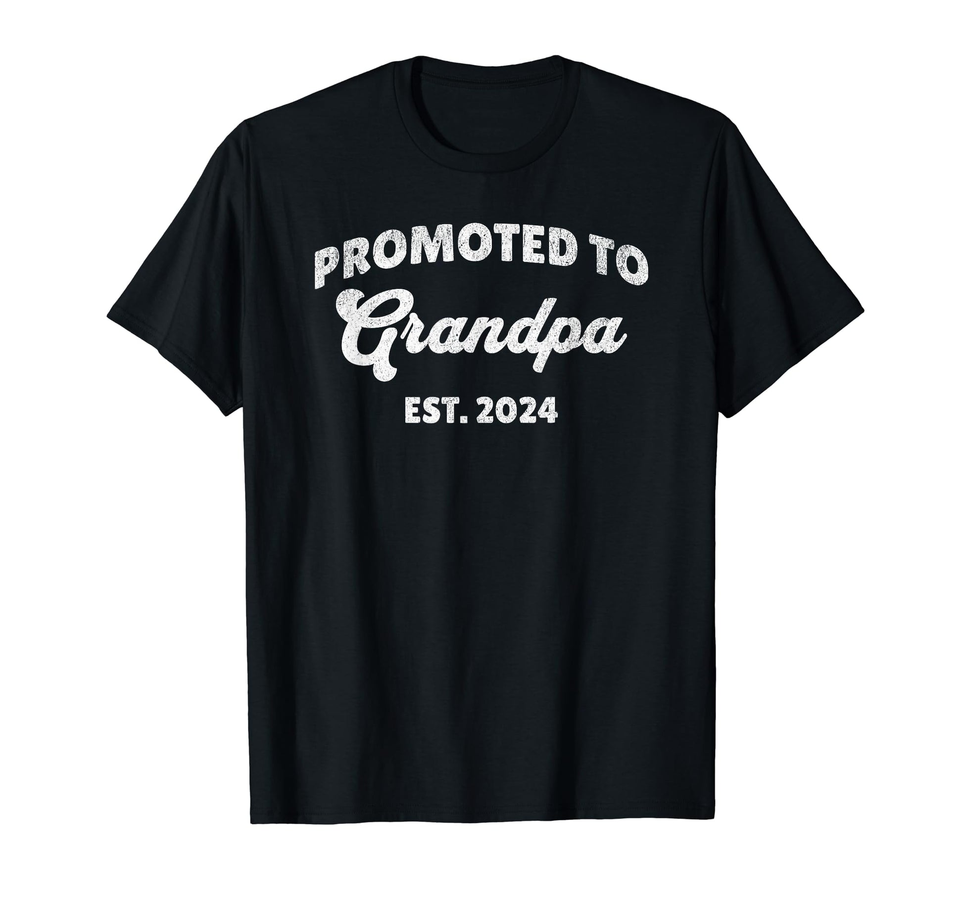 Promoted To Grandpa Announcement T-Shirt - Fun Novelty Design Men Women - T-Shirt, Sweatshirt, Hoodie
