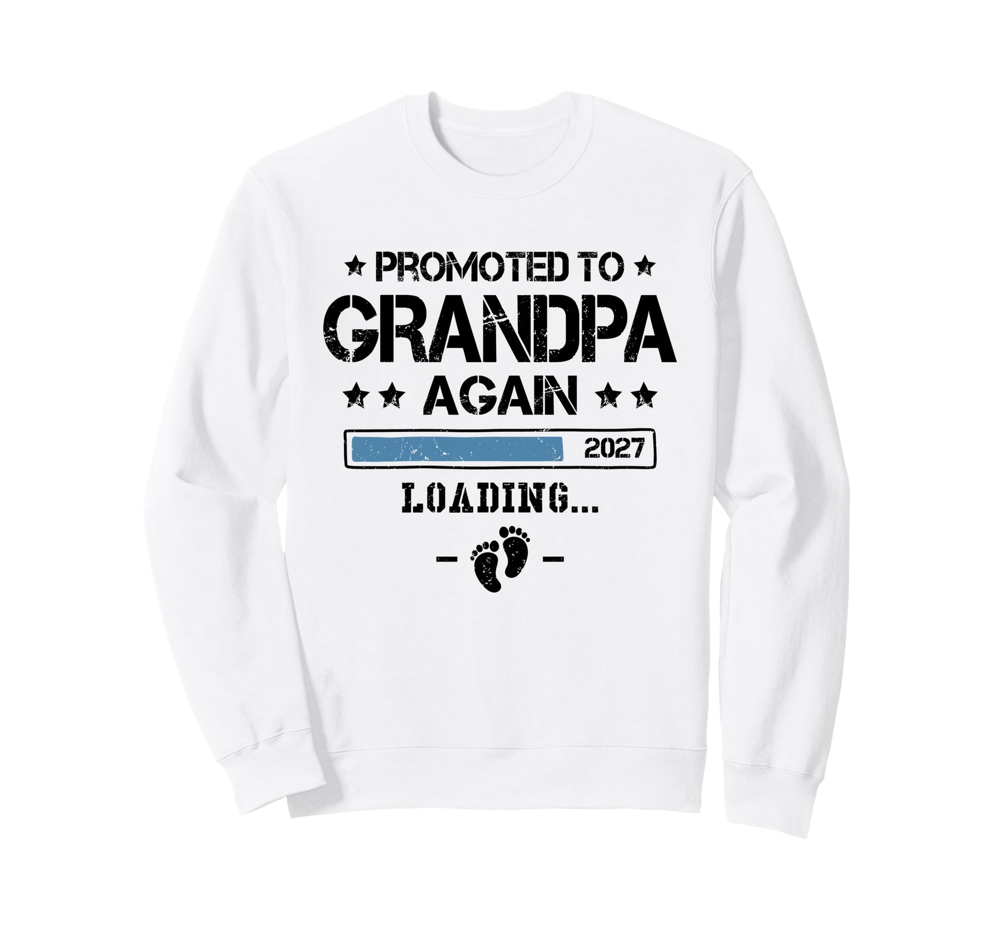 Promoted To Grandpa Again 2027 2Nd Sweatshirt - Custom Art Print Unisex - T-Shirt, Sweatshirt, Hoodie