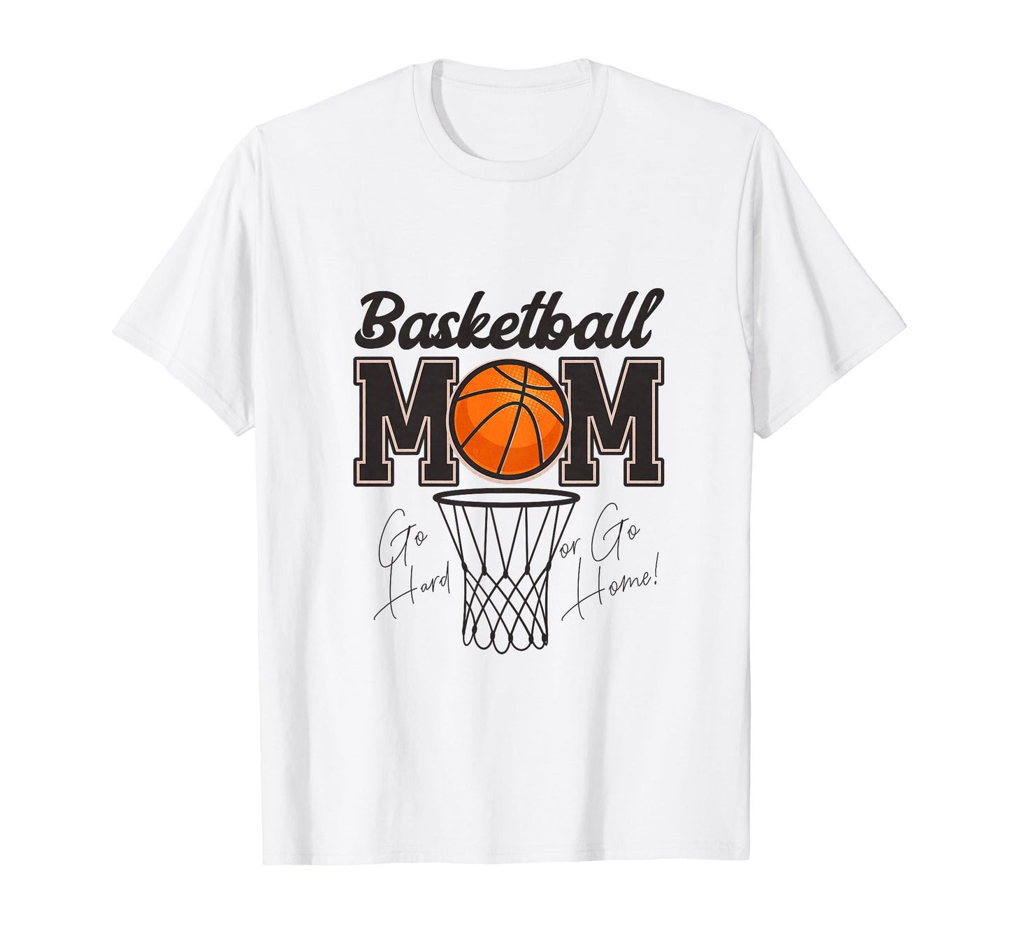 Basketball Mom Love Heart Basketball T-Shirt - Novelty Apparel for Adults - T-Shirt, Sweatshirt, Hoodie