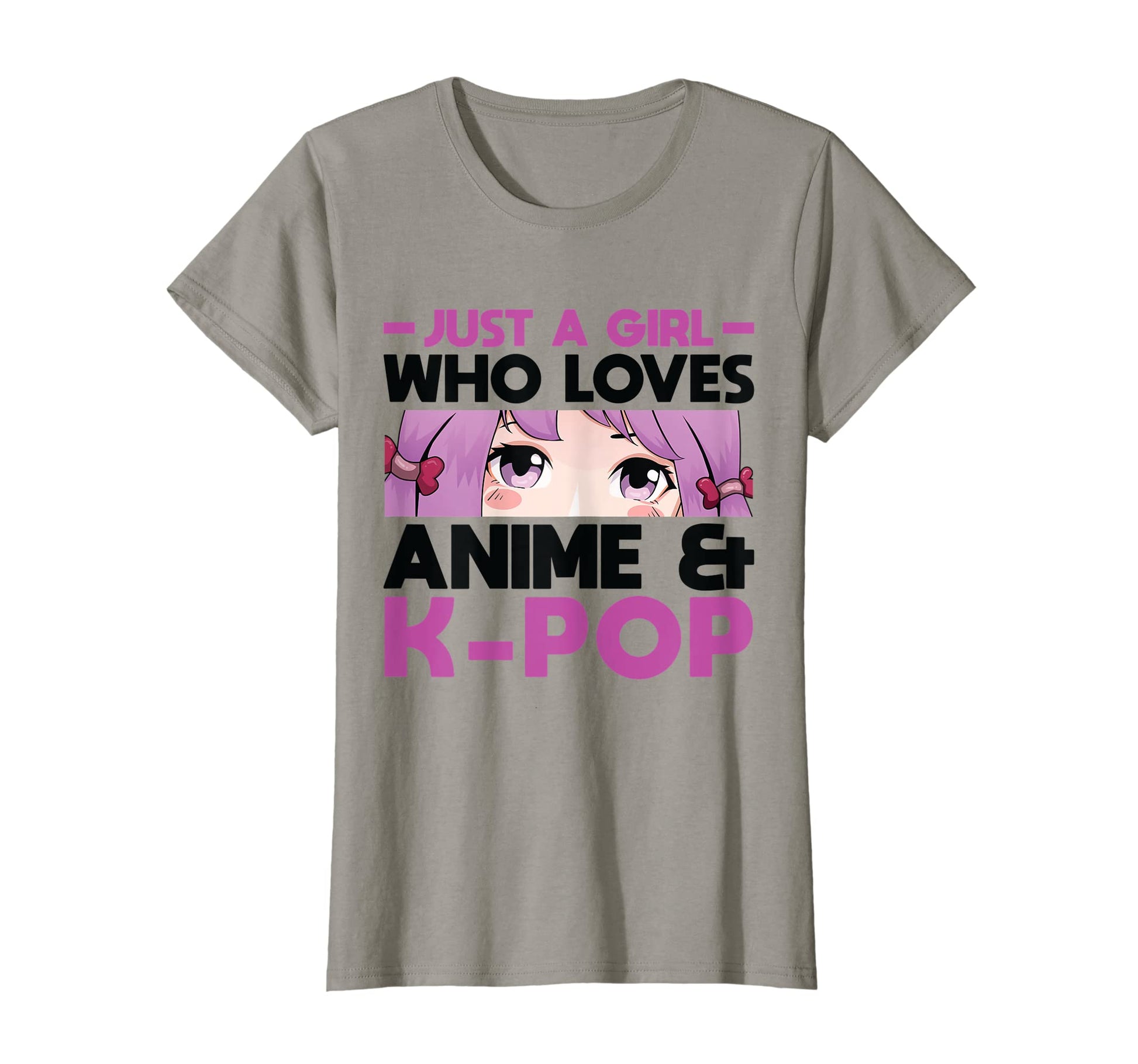 Just Who Loves Anime K Pop Anime T-Shirt - Novelty Apparel for Adults - T-Shirt, Sweatshirt, Hoodie