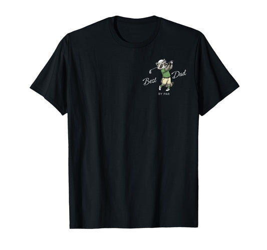 Best Dad Par Funny Golf Raccoon Dad T-Shirt - Graphic Print for Adults - T-Shirt, Sweatshirt, Hoodie