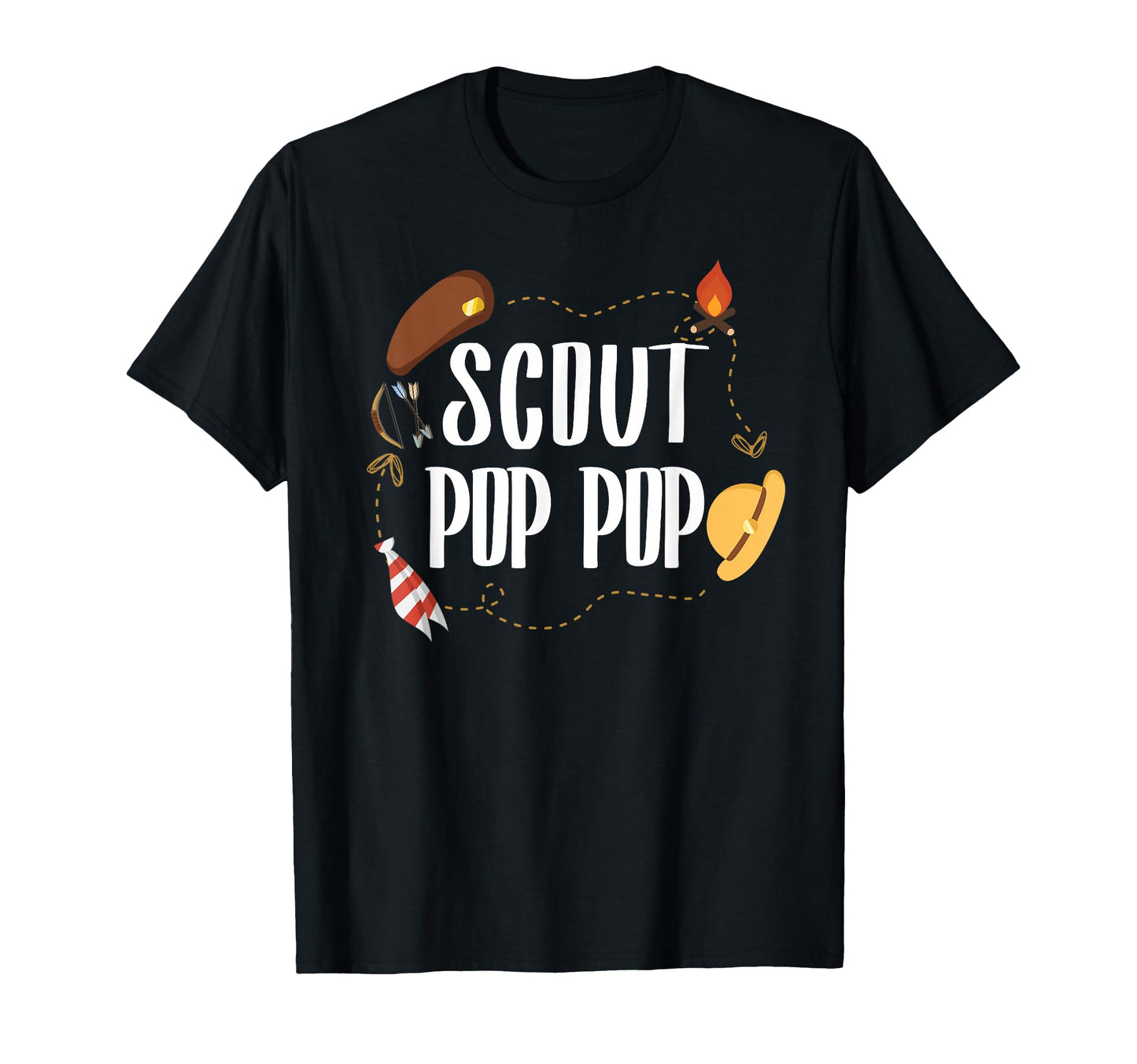 Scout Pop Pop Matching Camping Scout T-Shirt - Novelty Apparel Men Women - T-Shirt, Sweatshirt, Hoodie