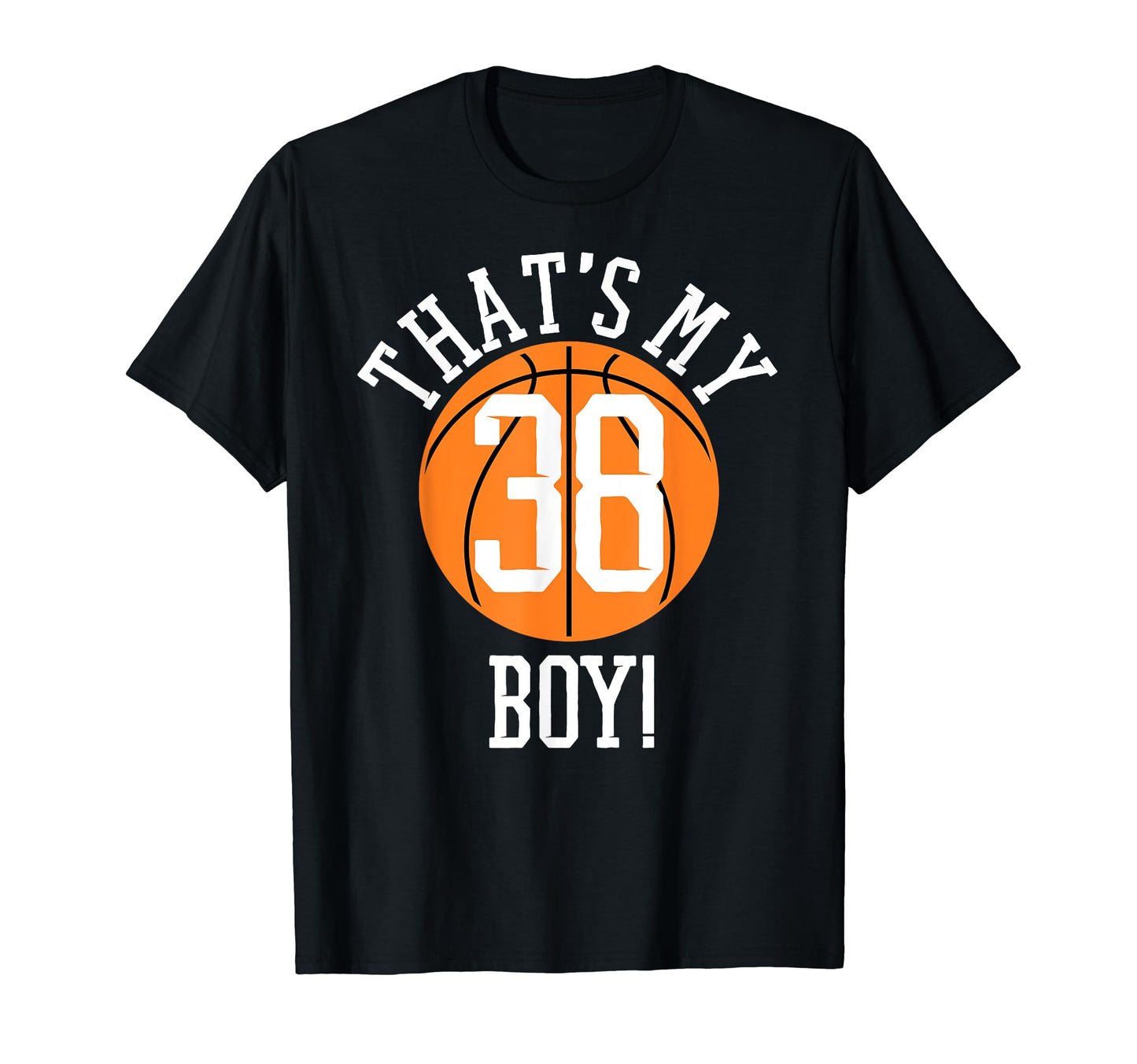 My 38 Basketball Number 38 Jersey T-Shirt - Graphic Print for Adults - T-Shirt, Sweatshirt, Hoodie