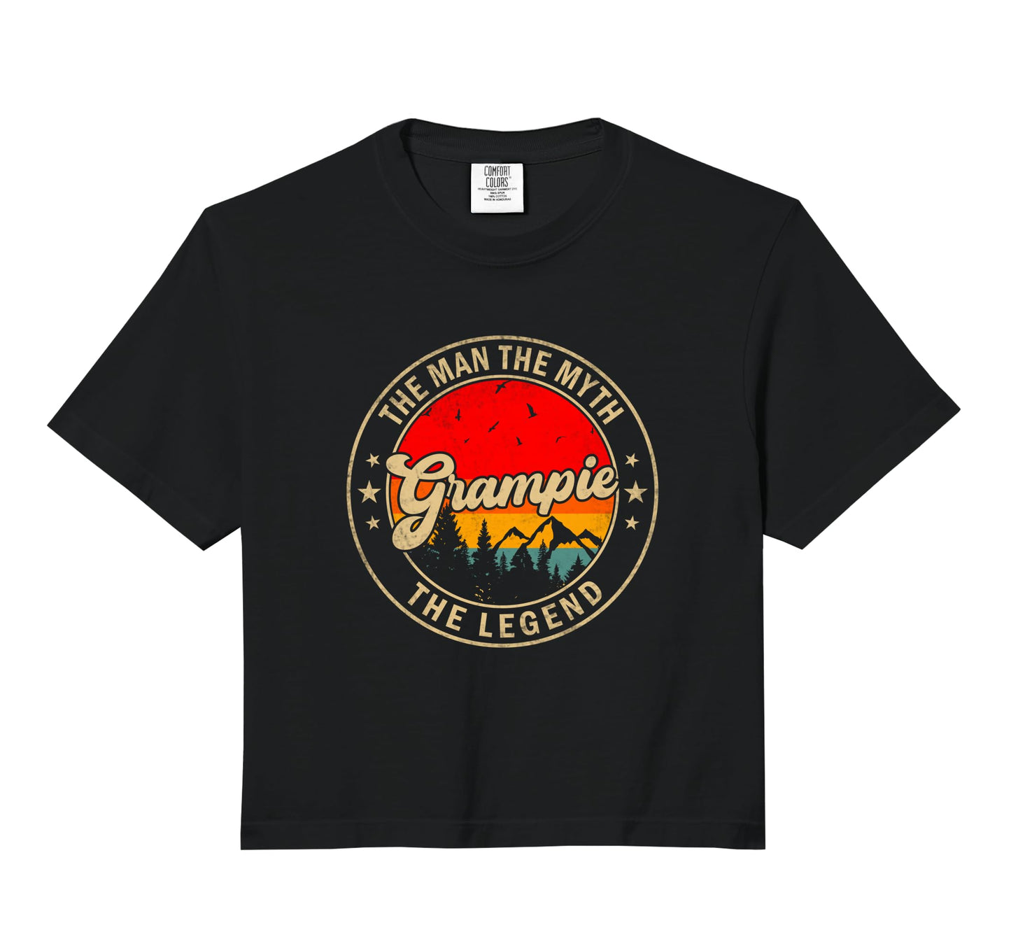 Grampie Myth Legend Fathers Day Sweatshirt - Minimalist Print for Adults - T-Shirt, Sweatshirt, Hoodie