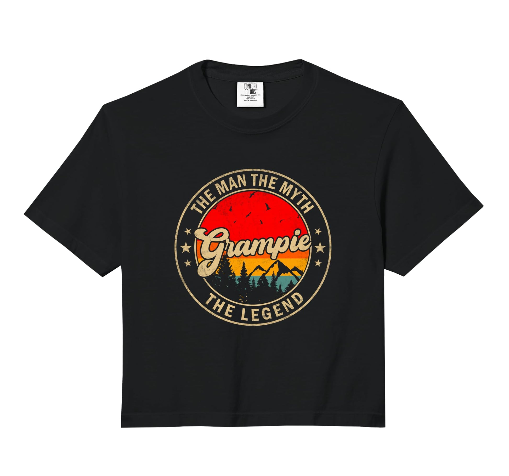 Grampie Myth Legend Fathers Day Sweatshirt - Minimalist Print for Adults - T-Shirt, Sweatshirt, Hoodie