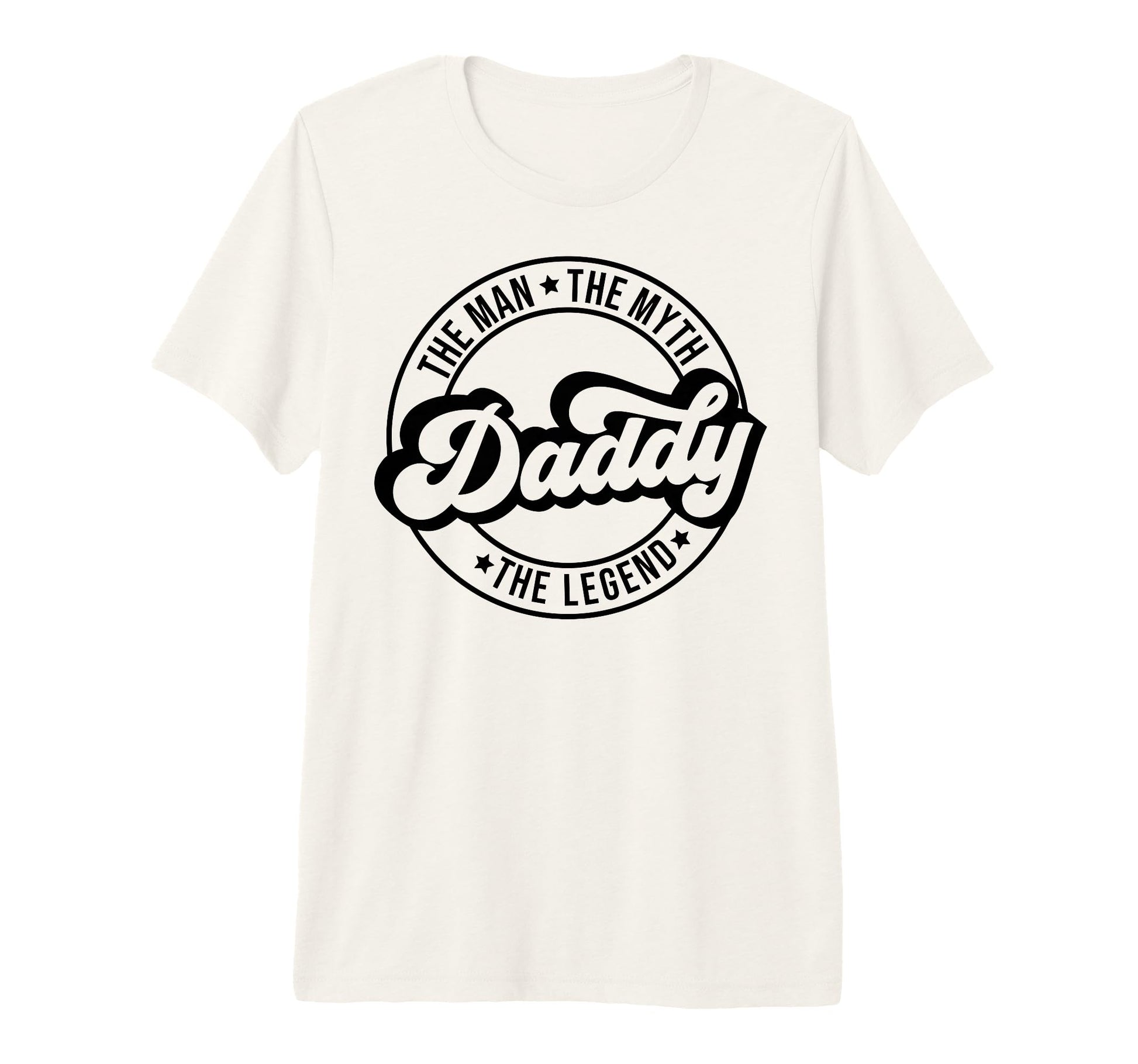 Myth Daddy Legend Father Dad Dada T-Shirt - Minimalist Print for Adults - T-Shirt, Sweatshirt, Hoodie