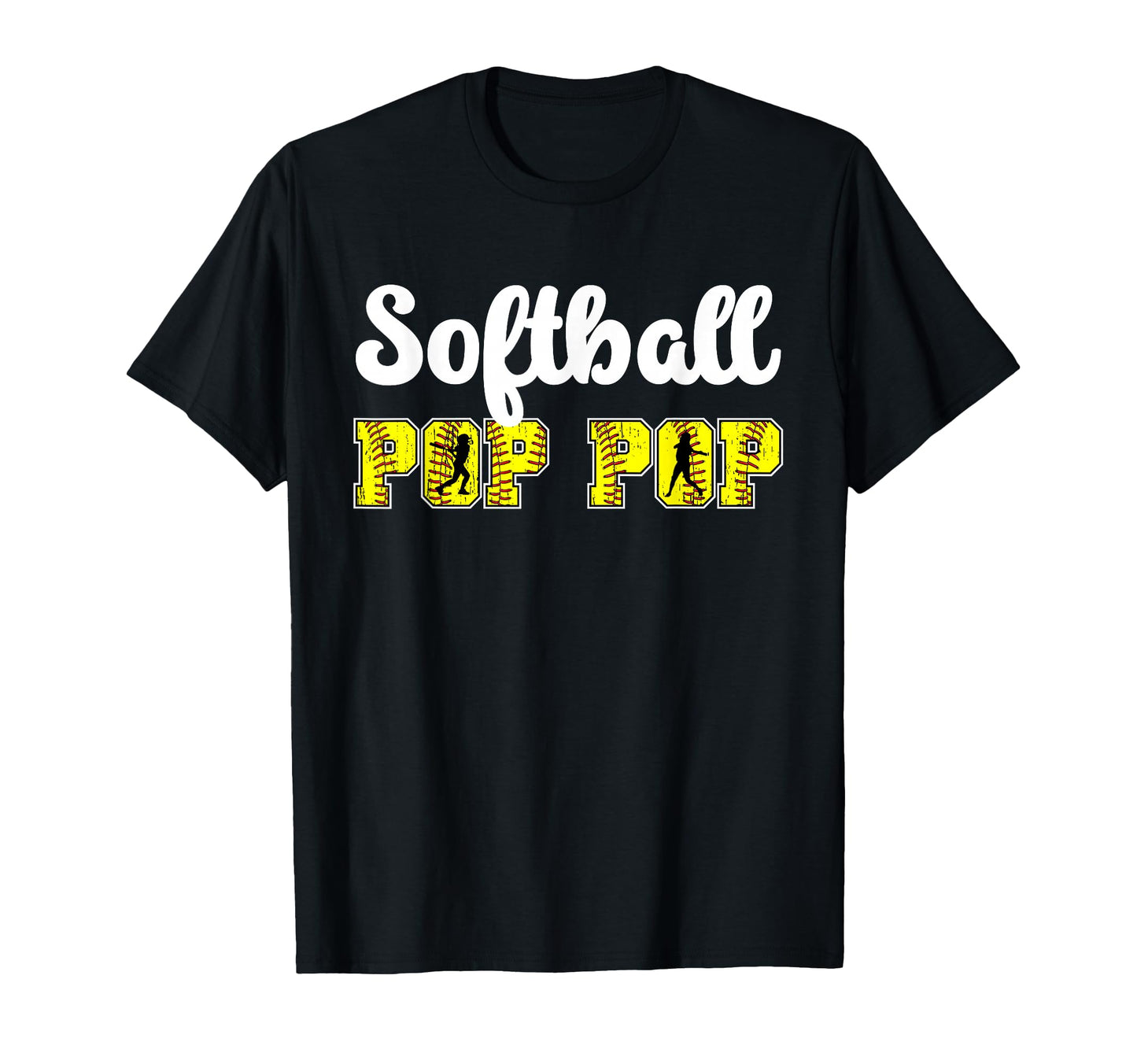 Softball Pop Pop Softball Player Pop Pop T-Shirt - Custom Art Print Unisex - T-Shirt, Sweatshirt, Hoodie