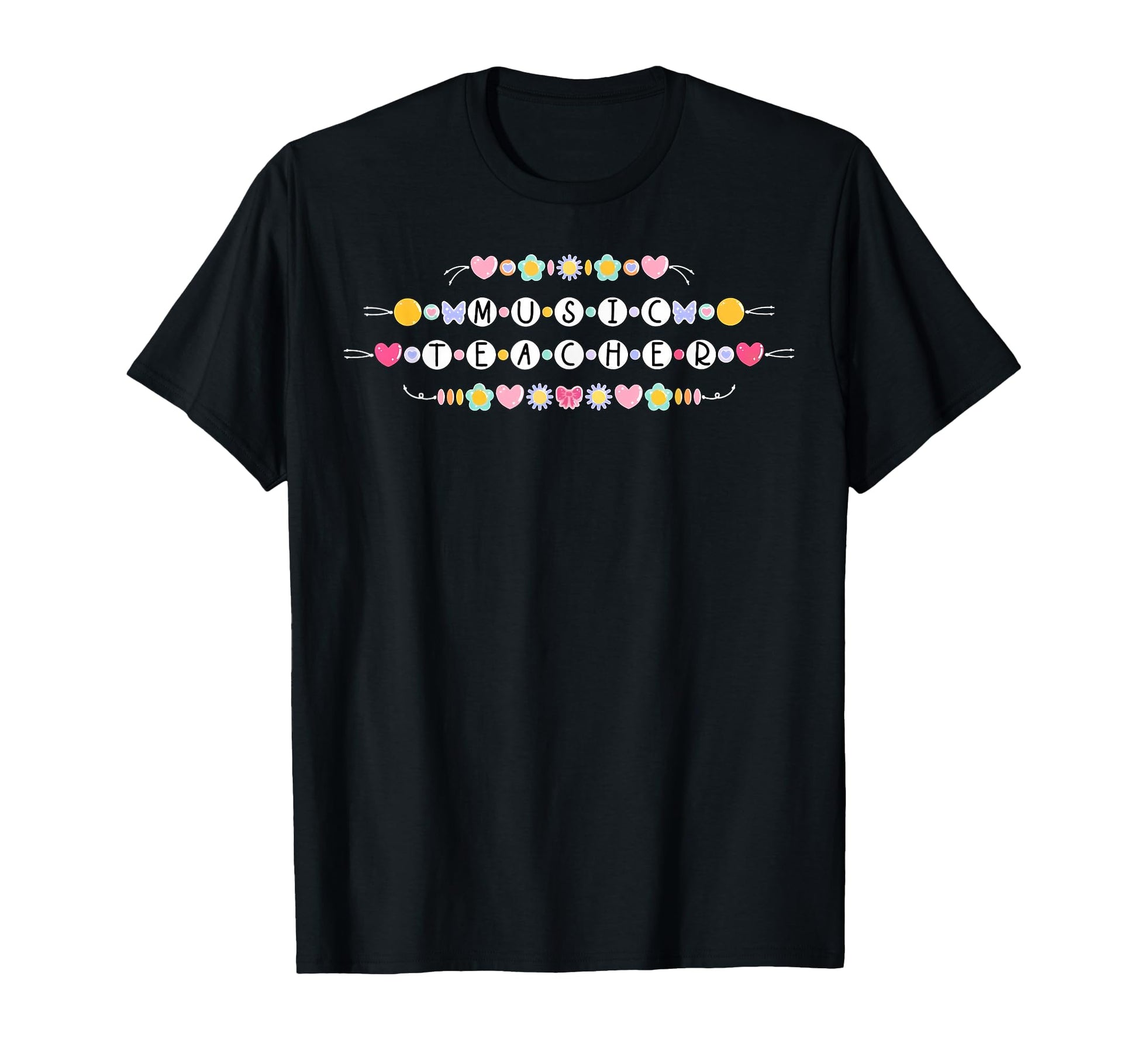 Music Teacher Bracelet Teaching T-Shirt - Casual Everyday Wear for Adults - T-Shirt, Sweatshirt, Hoodie