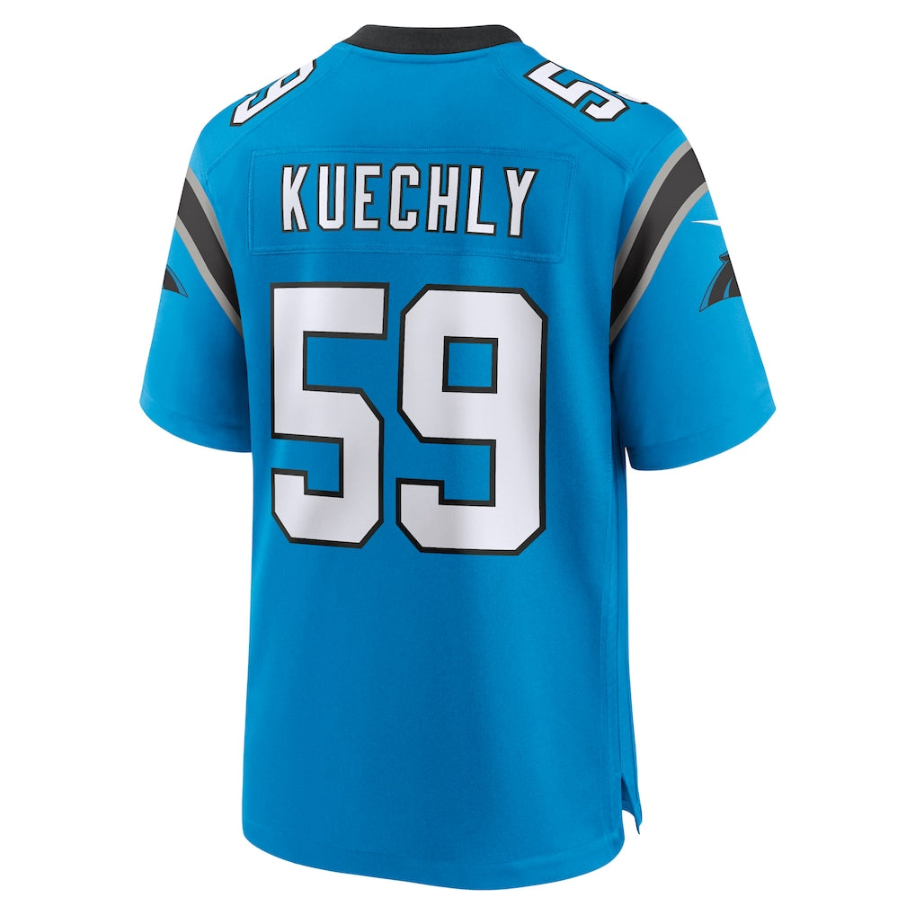 C.Panthers #59 Luke Kuechly Blue Retired Player Alternate Game Jersey football jersey product view 1