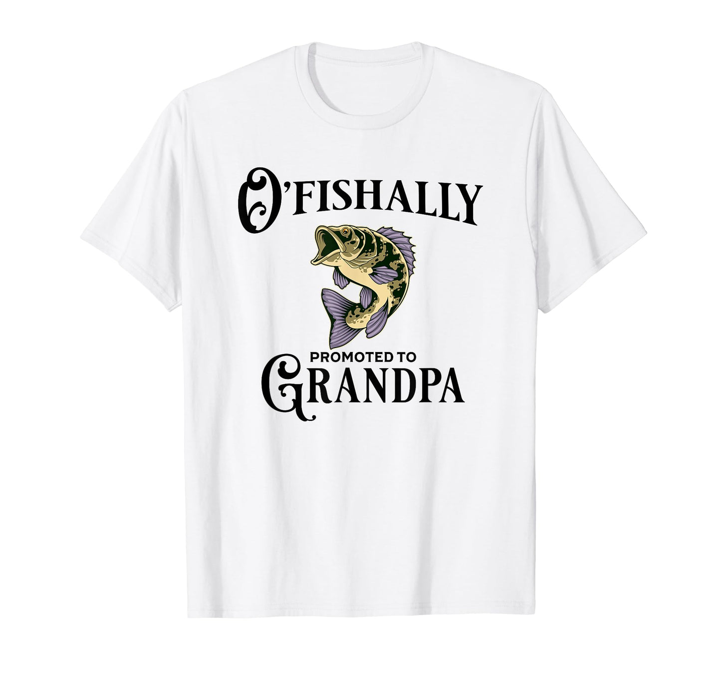Ofishally Promoted To Grandpa Grandpa T-Shirt - Unique Graphic Unisex - T-Shirt, Sweatshirt, Hoodie