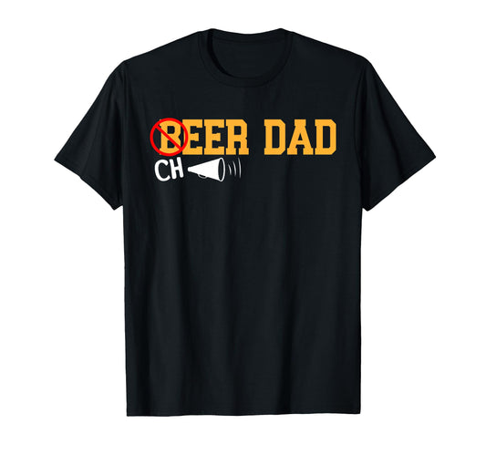 Cheerleader Dad Beer Cheerleading Cheer Dad T-Shirt - Trendy Graphic Unisex - T-Shirt, Sweatshirt, Hoodie