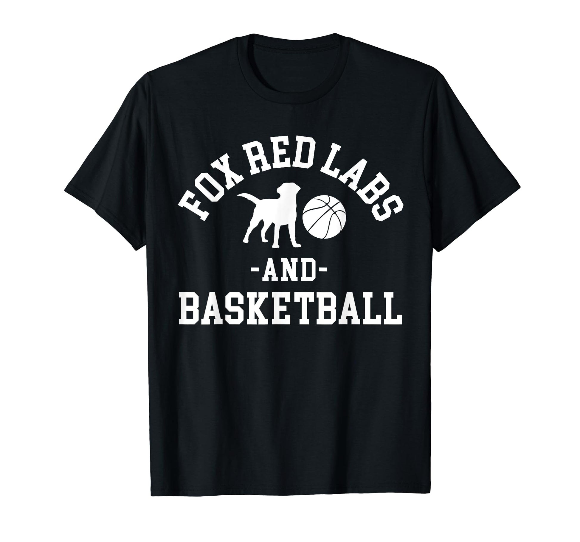 Fox Red Labs And Basketball Lab Dad Mom T-Shirt - Unique Graphic Men Women - T-Shirt, Sweatshirt, Hoodie