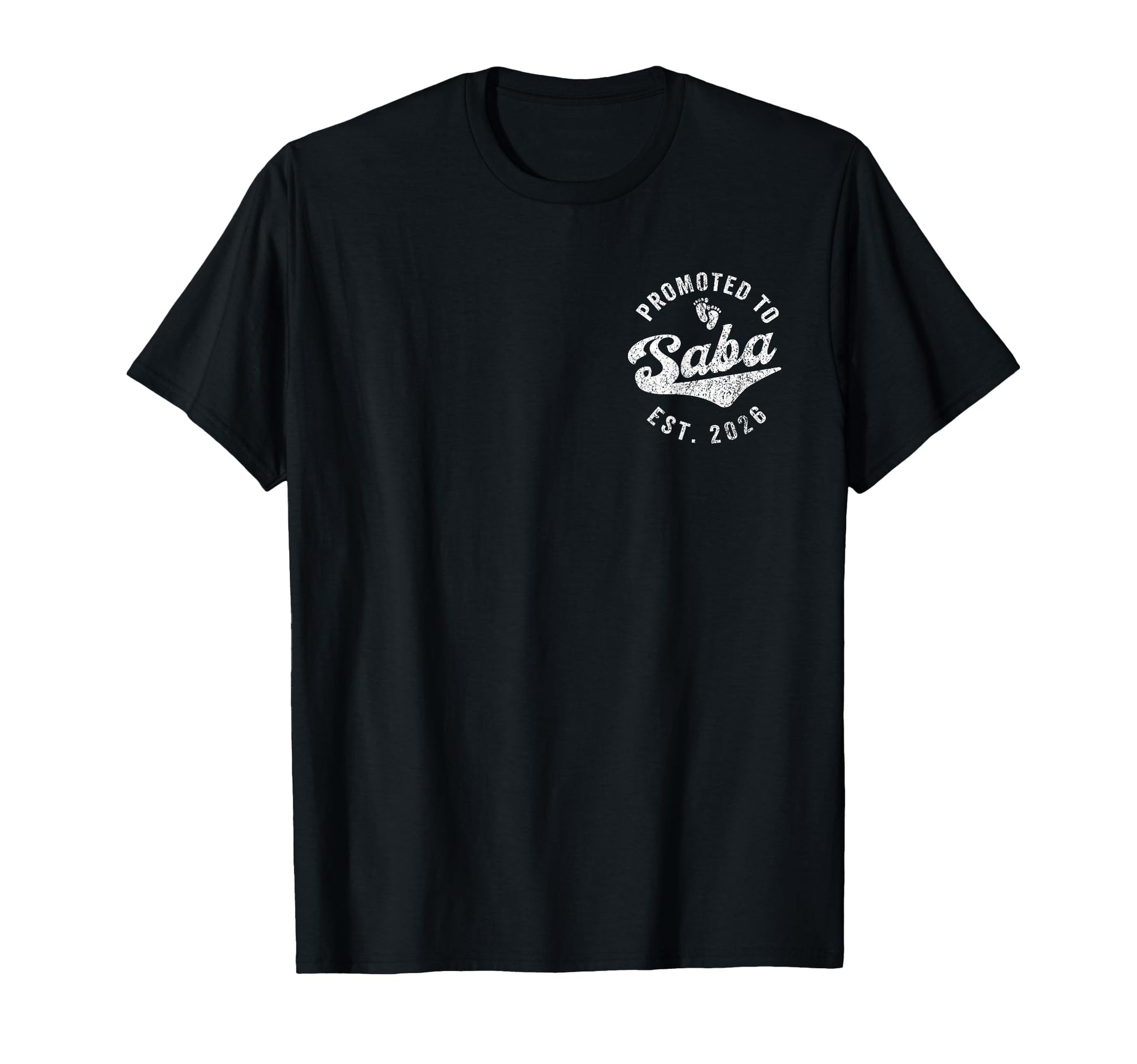 Promoted To Saba Est 2026 Jewish T-Shirt - Aesthetic Graphic for Adults - T-Shirt, Sweatshirt, Hoodie