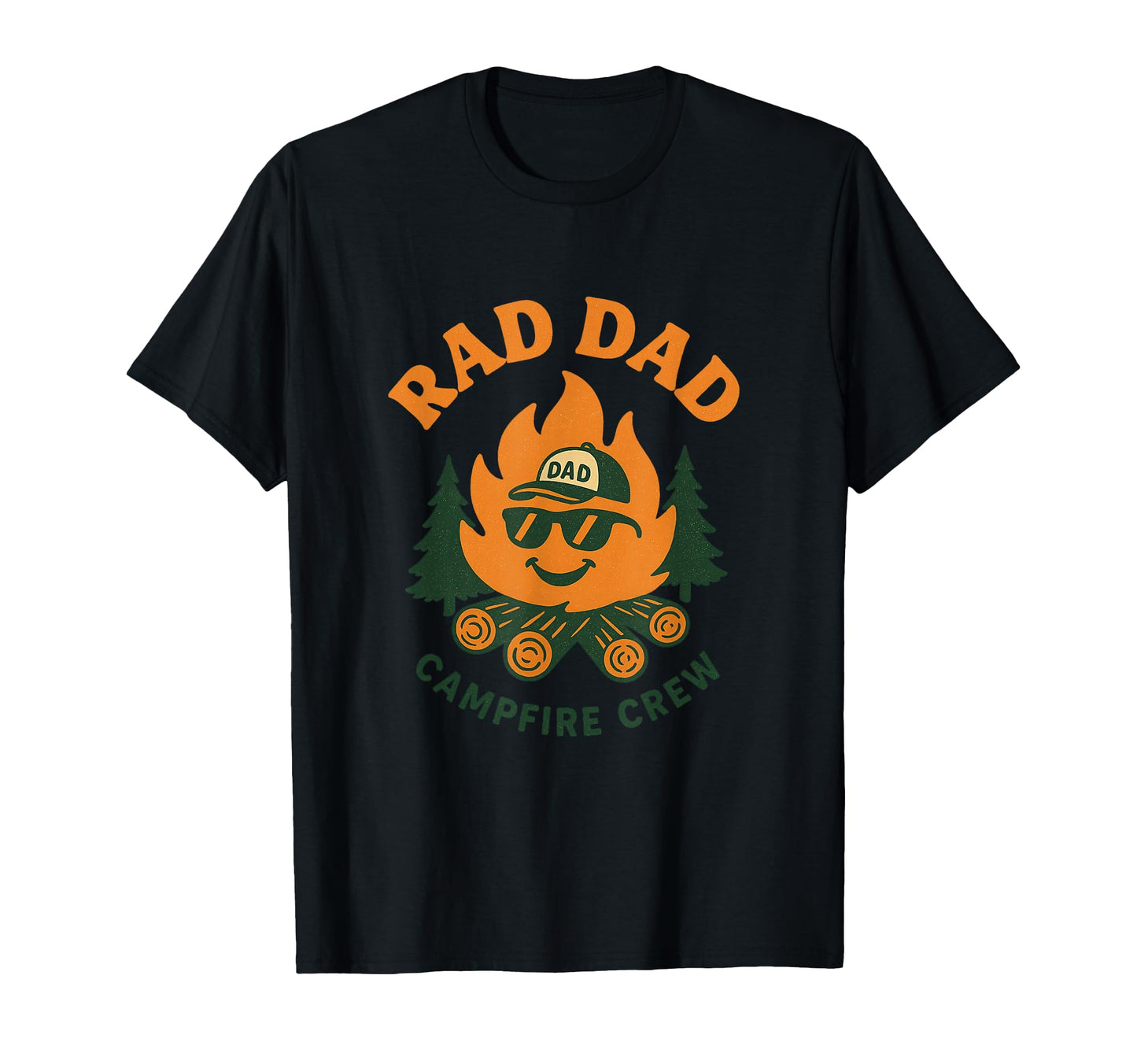 Rad Dad Campfire Clan T-Shirt - Unique Graphic Unisex - T-Shirt, Sweatshirt, Hoodie