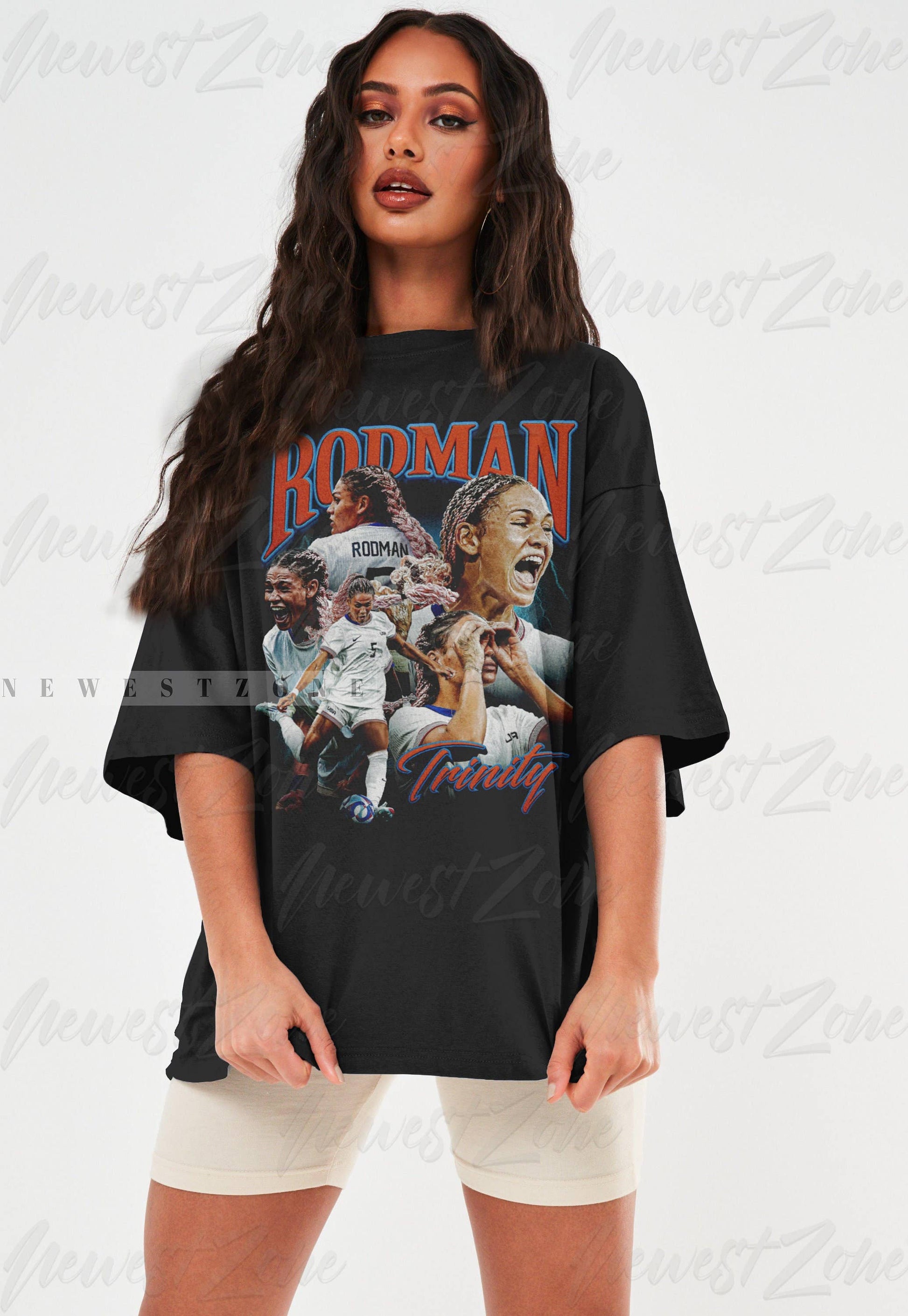 Trinity Rodman Vintage T-Shirt  Retro Women's Sport Gift Unisex T-shirt, Sweatshirt, Hoodie, Long Sleeve Tee - T-Shirt, Sweatshirt, Hoodie