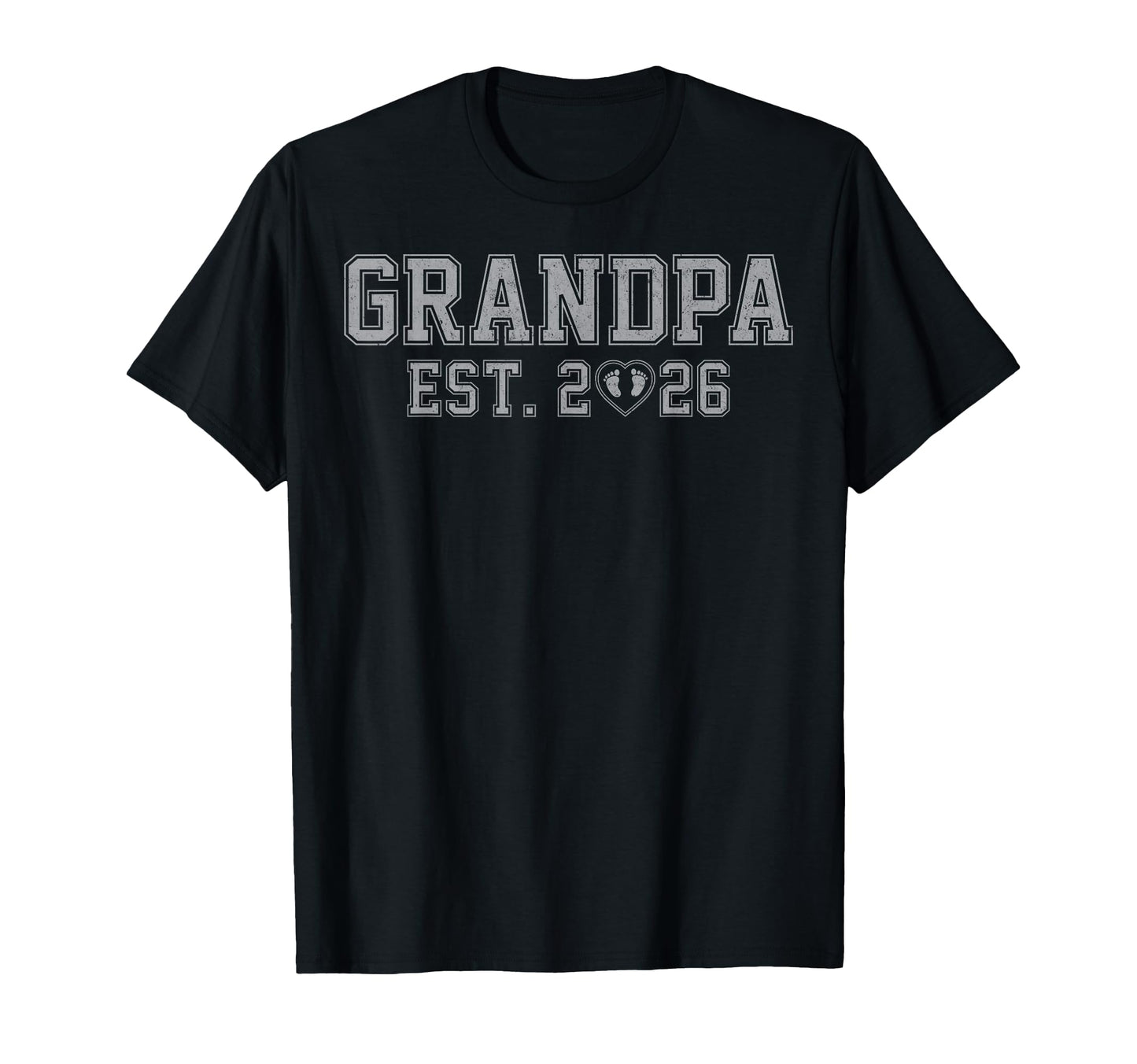 Mens Promoted To Grandpa Est 2026 T-Shirt - Custom Art Print for Adults - T-Shirt, Sweatshirt, Hoodie