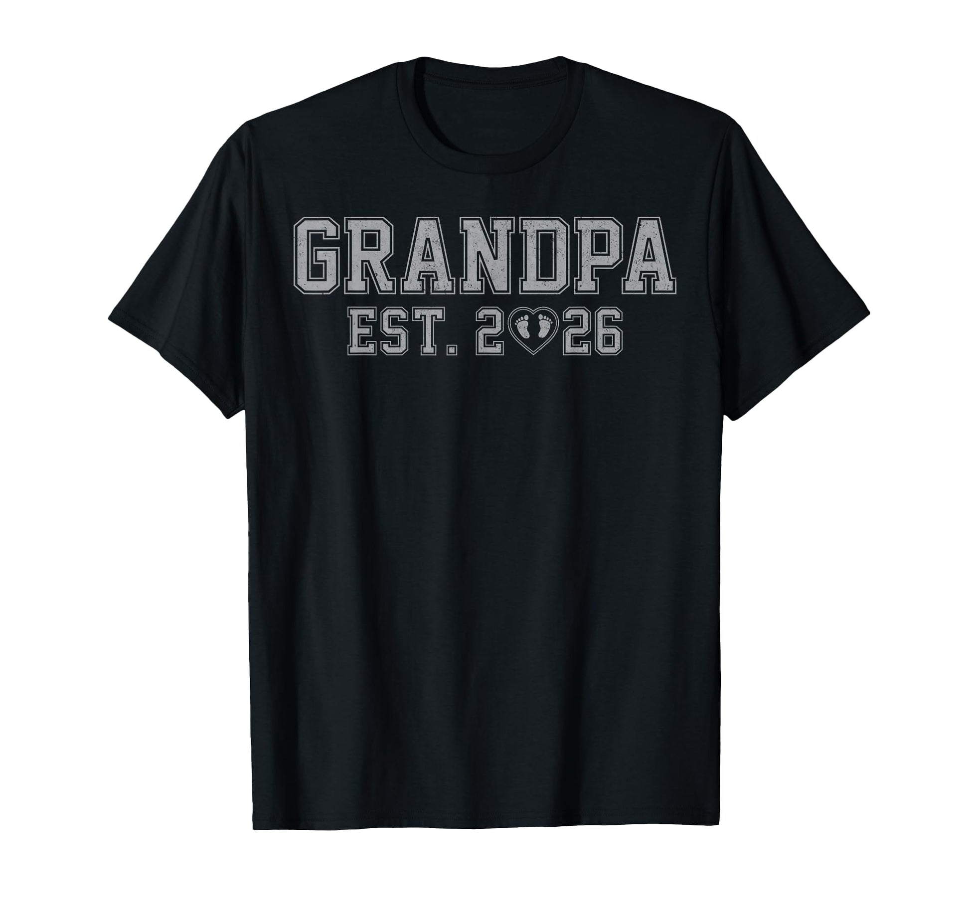 Mens Promoted To Grandpa Est 2026 T-Shirt - Custom Art Print for Adults - T-Shirt, Sweatshirt, Hoodie