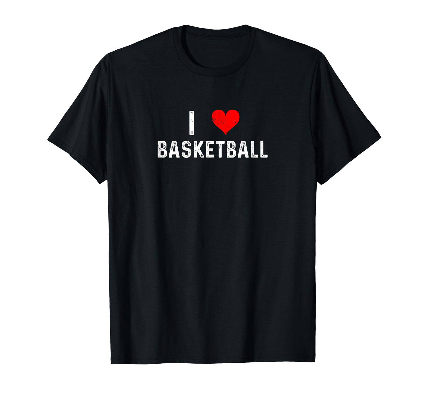 I Love Basketball Heart Player Coach T-Shirt - Novelty Apparel Men Women - T-Shirt, Sweatshirt, Hoodie