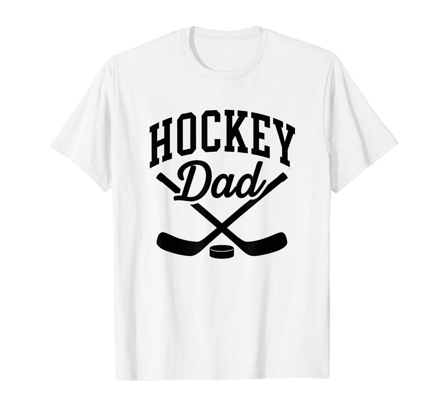 Hockey Dad Proud Team Supporter T-Shirt - Minimalist Print for Adults - T-Shirt, Sweatshirt, Hoodie