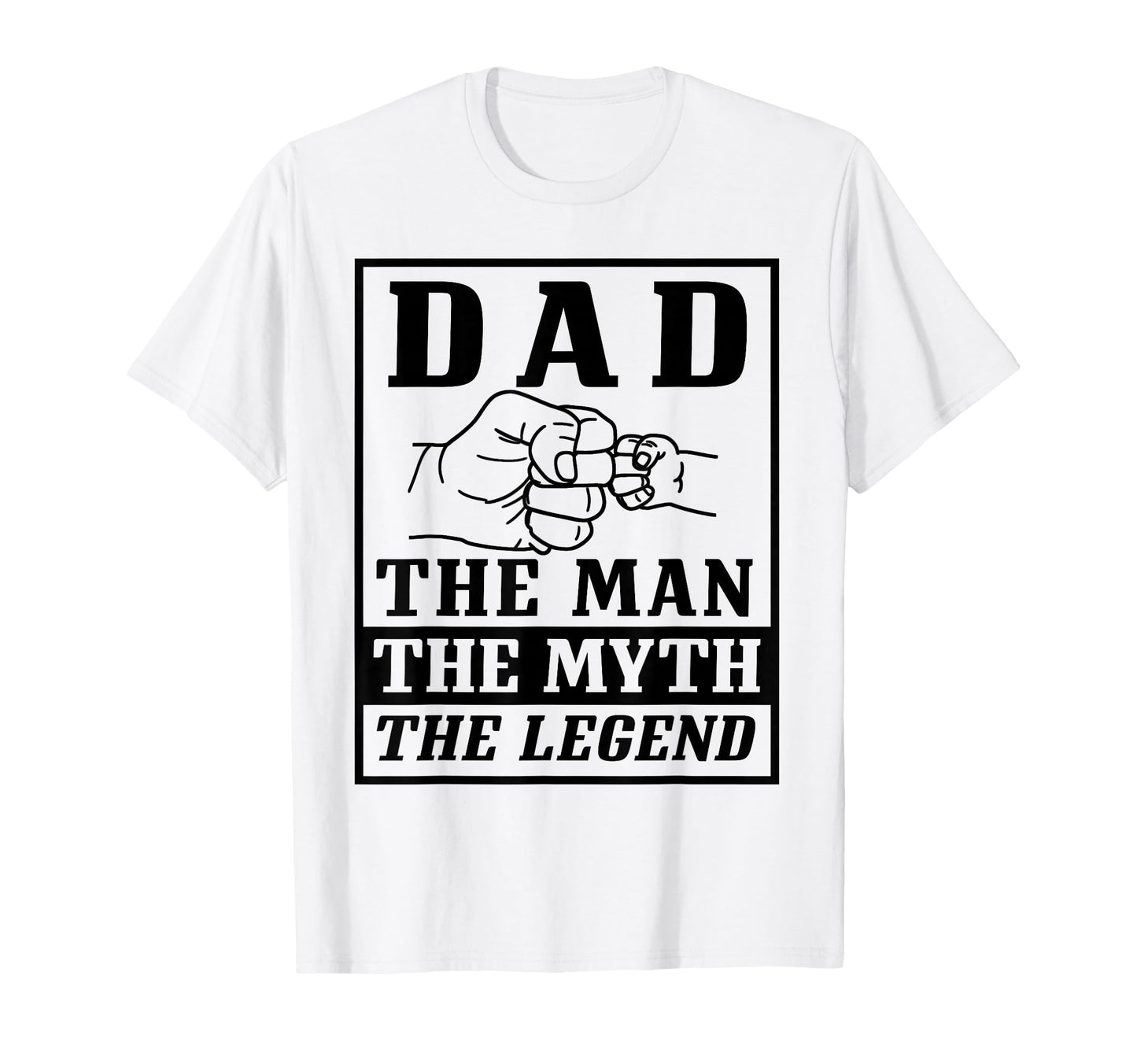 Dad Myth Legend Father T-Shirt - Custom Art Print for Adults - T-Shirt, Sweatshirt, Hoodie