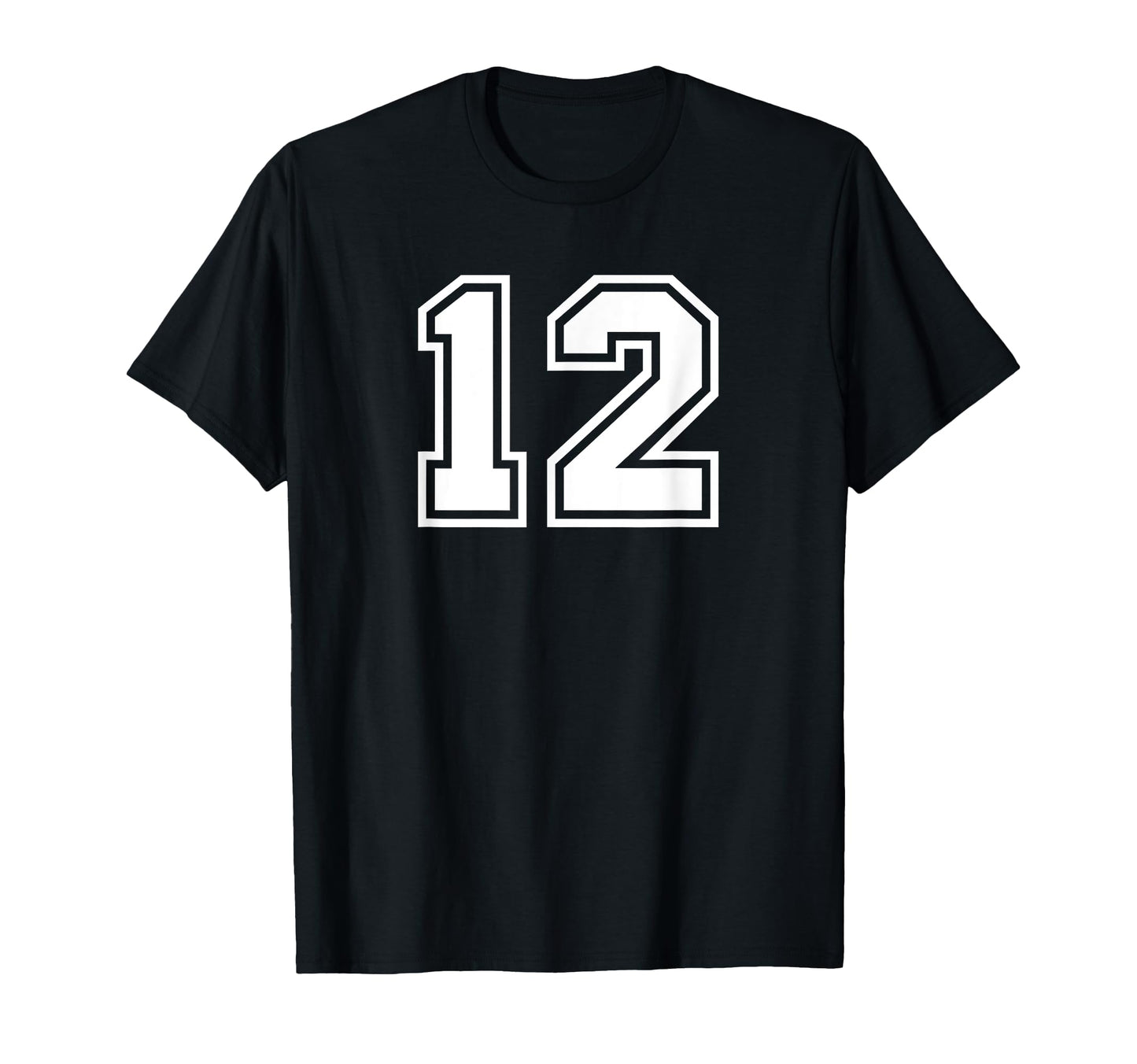 Number 12 Sport Varsity Number T-Shirt - Streetwear Style Unisex - T-Shirt, Sweatshirt, Hoodie