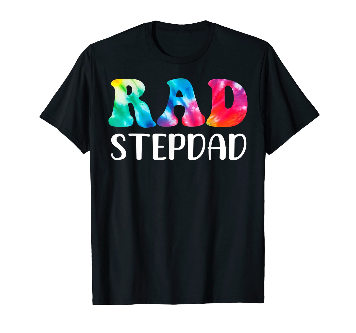 Rad Stepdad Stepfather Fathers Day T-Shirt - Custom Art Print for Adults - T-Shirt, Sweatshirt, Hoodie