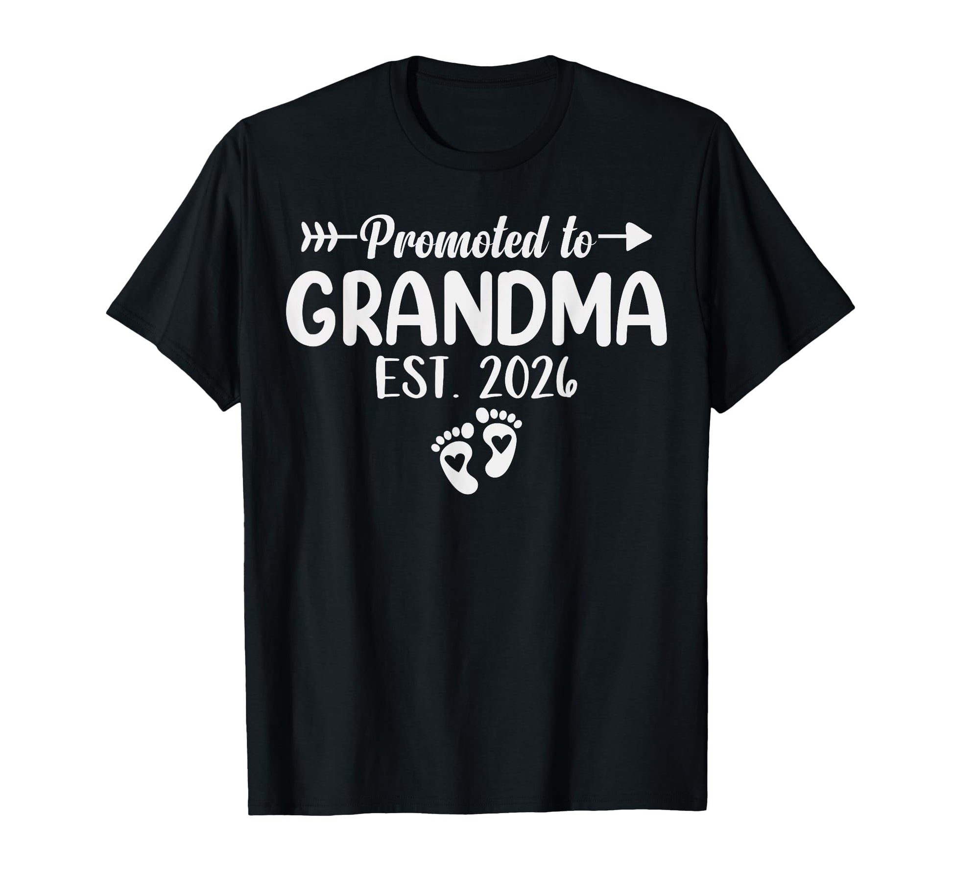 Promoted To Grandma Est 2026 Announcement T-Shirt - Unique Graphic Unisex - T-Shirt, Sweatshirt, Hoodie