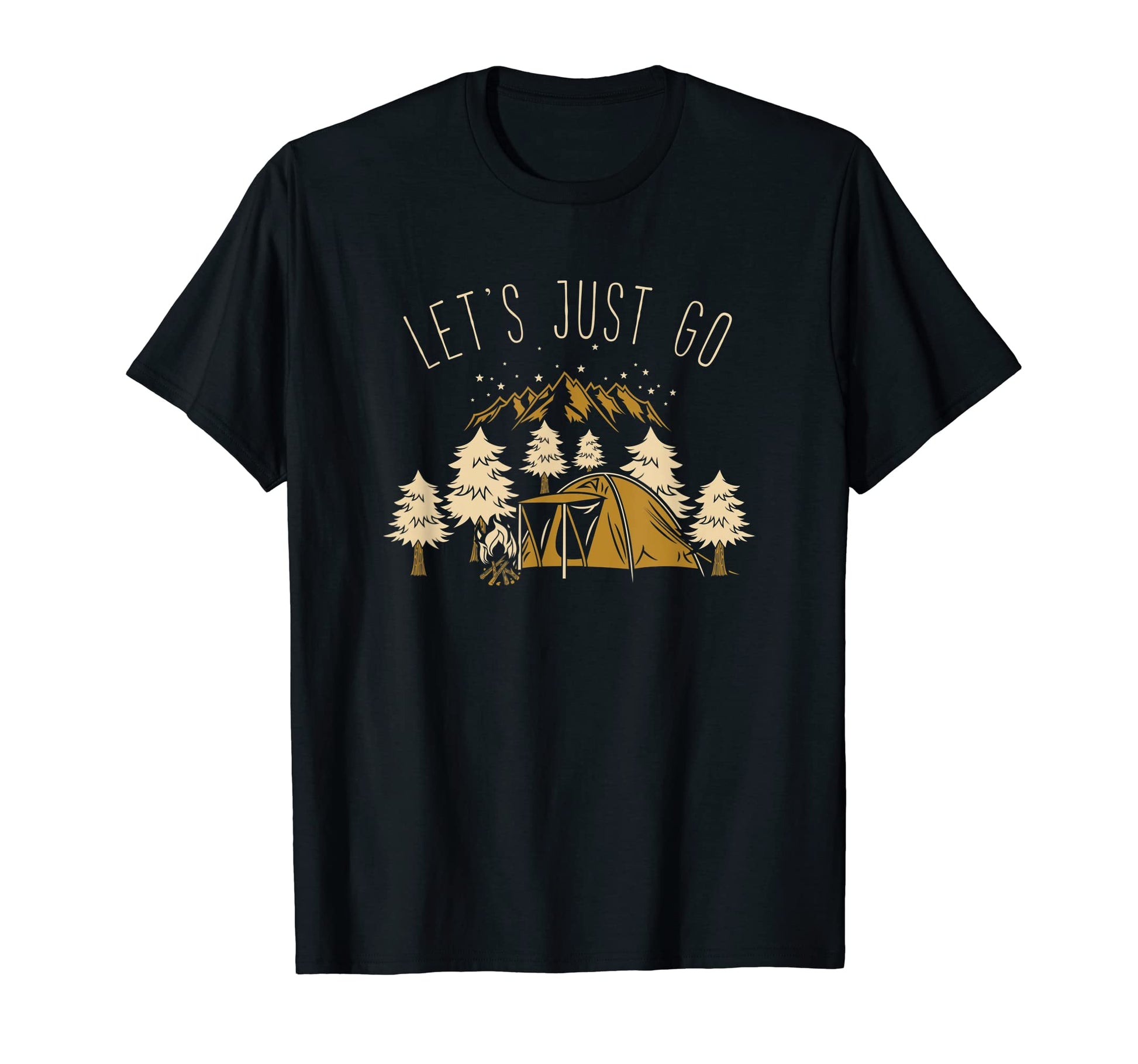 Tents Mountains Camping Camping Hiking T-Shirt - Streetwear Style Unisex - T-Shirt, Sweatshirt, Hoodie