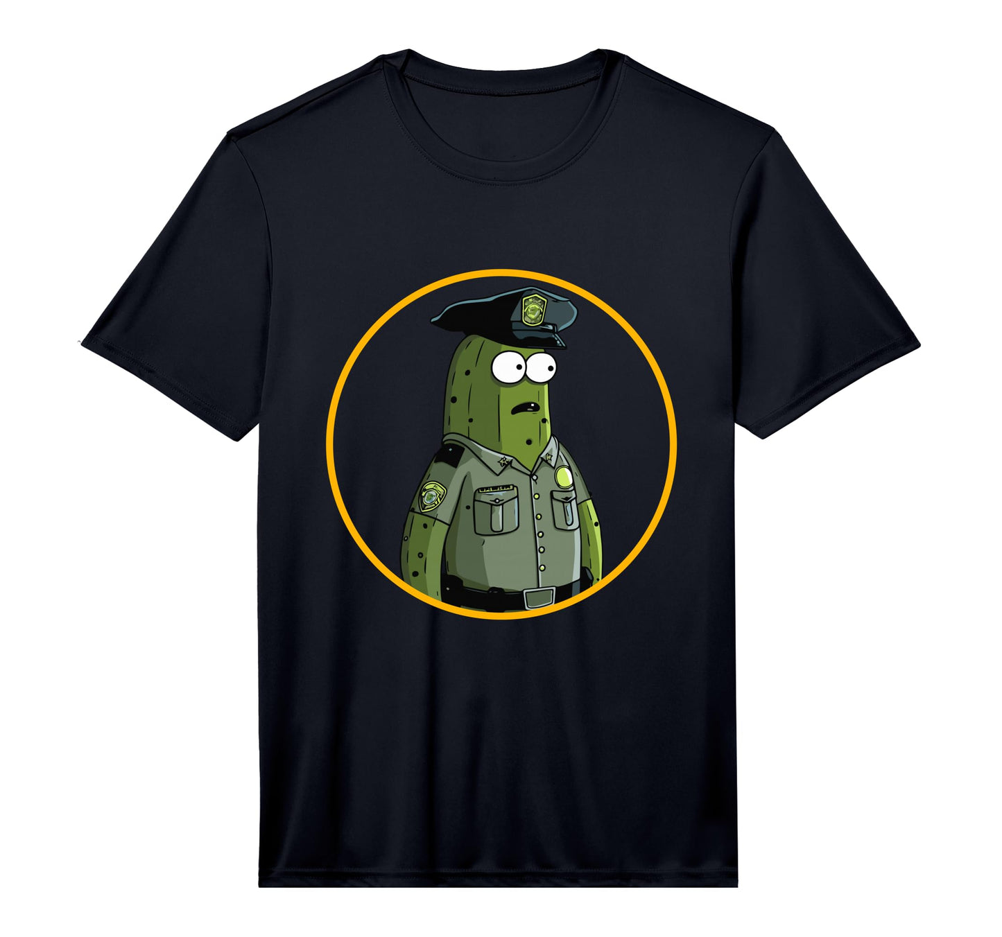 Funny Police Officer Cucumber Pickles T-Shirt - Unique Graphic Unisex - T-Shirt, Sweatshirt, Hoodie