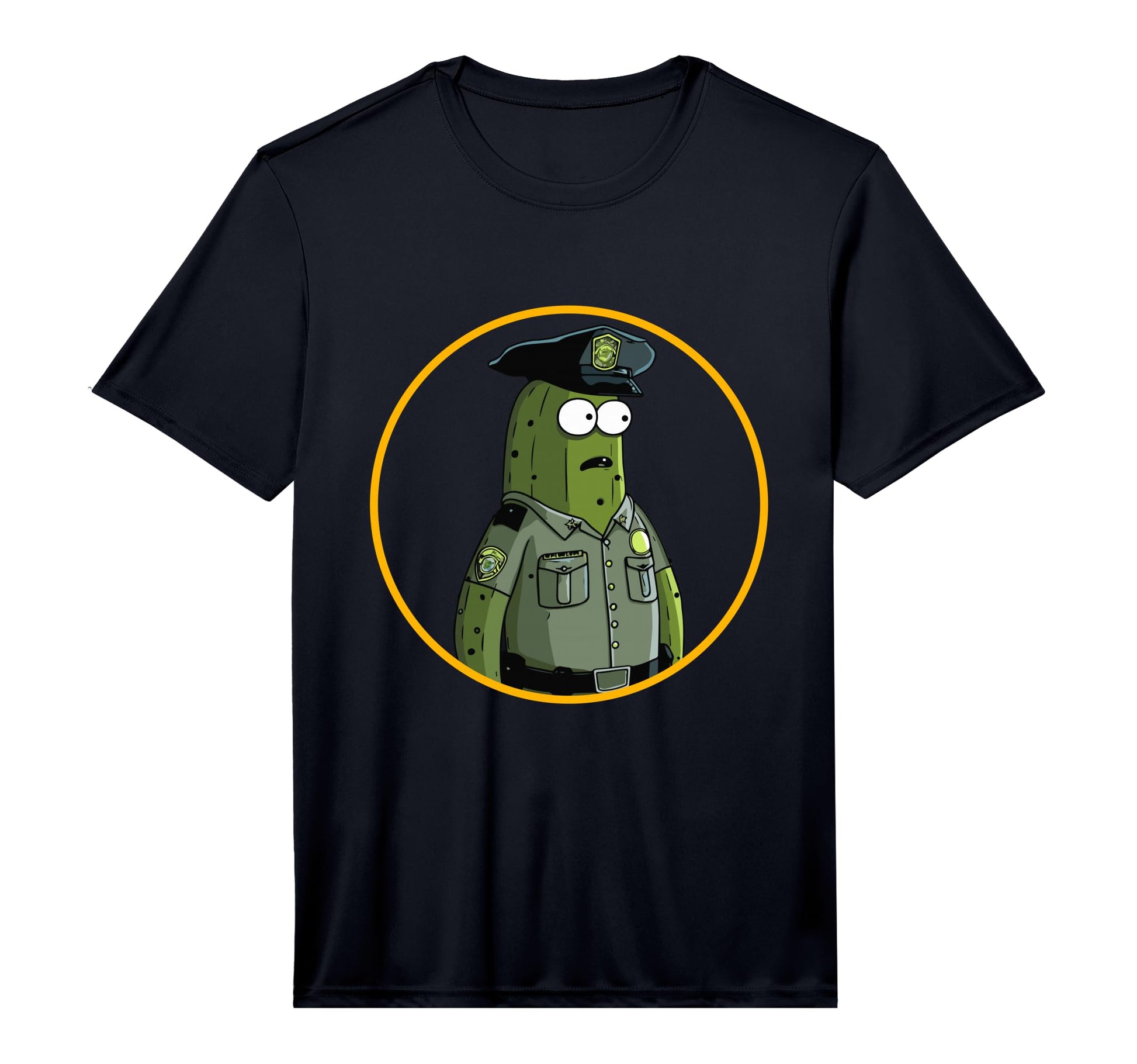 Funny Police Officer Cucumber Pickles T-Shirt - Unique Graphic Unisex - T-Shirt, Sweatshirt, Hoodie