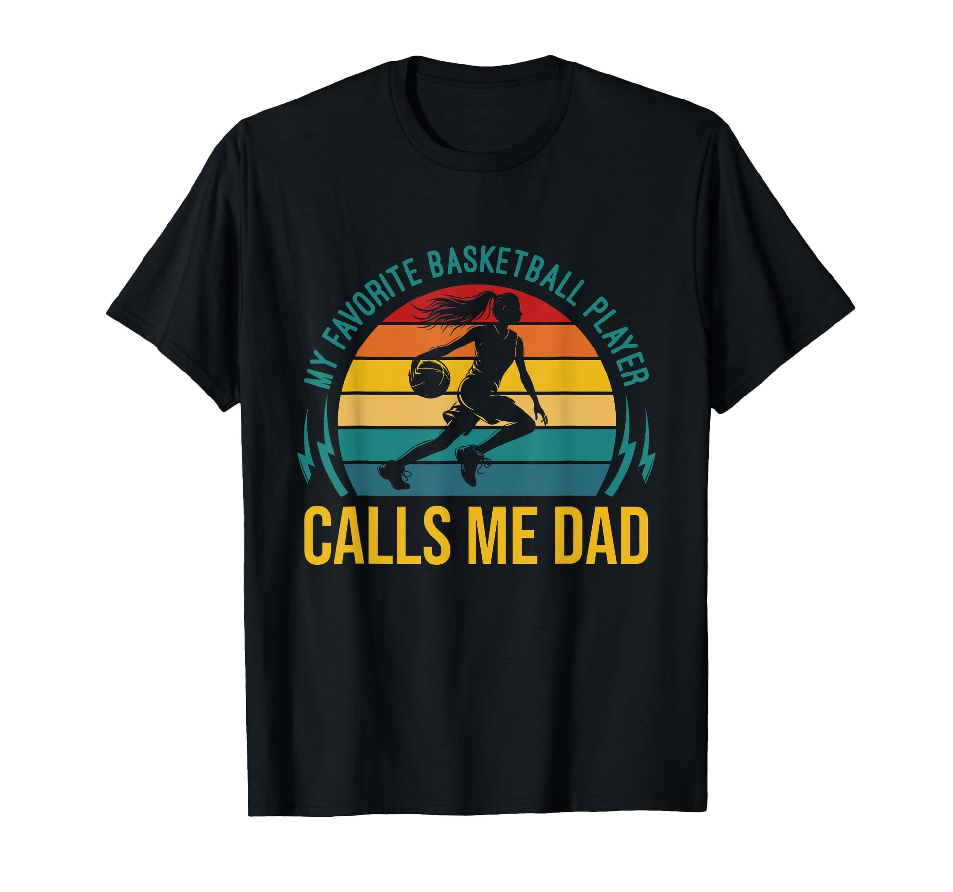 My Favorite Basketball Player Calls Me Dad T-Shirt - Unique Graphic Unisex - T-Shirt, Sweatshirt, Hoodie