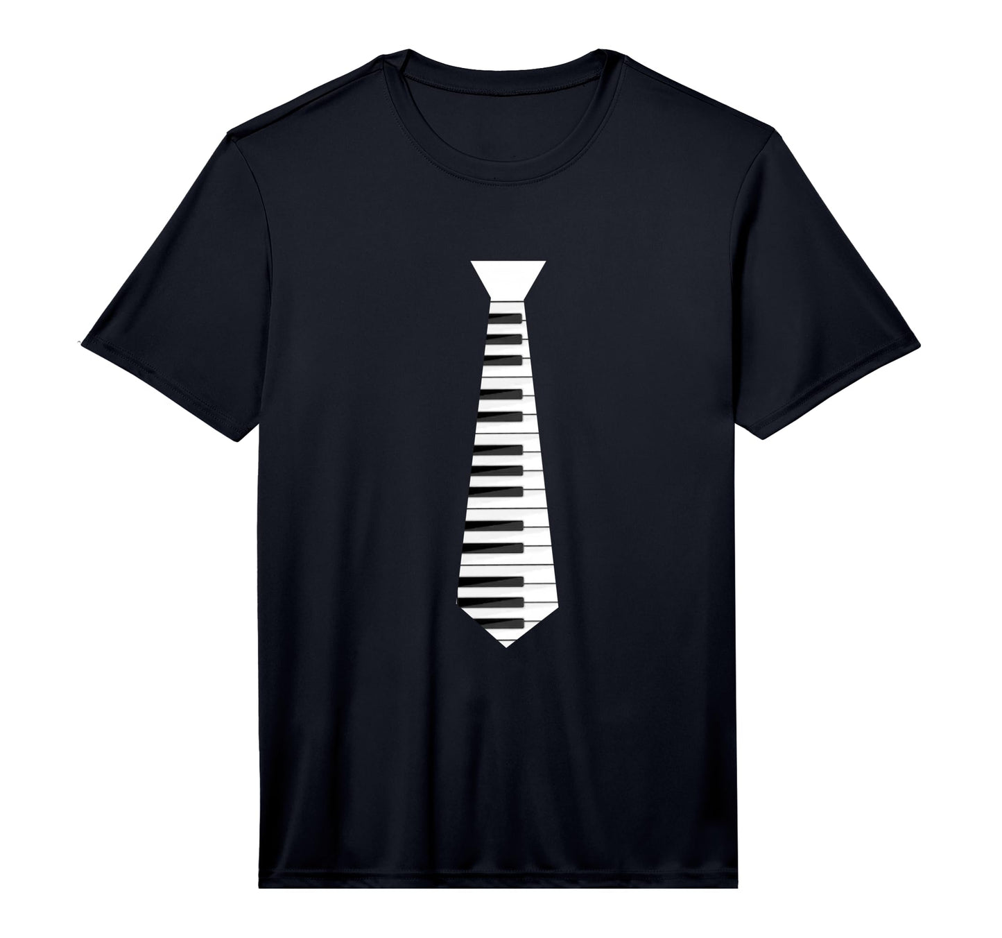 Music Piano Necktie Costume T-Shirt - Casual Everyday Wear Men Women - T-Shirt, Sweatshirt, Hoodie