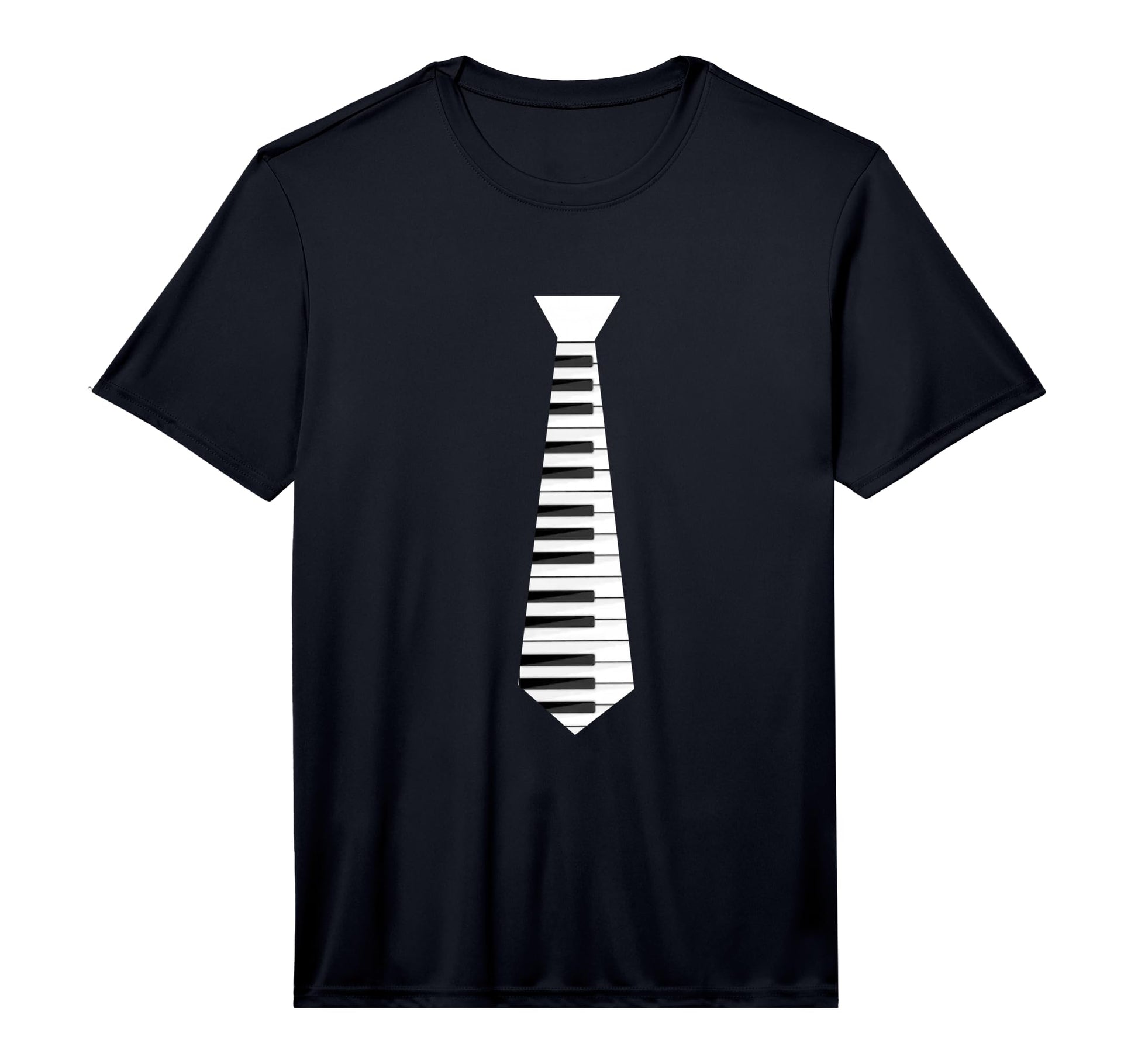 Music Piano Necktie Costume T-Shirt - Casual Everyday Wear Men Women - T-Shirt, Sweatshirt, Hoodie