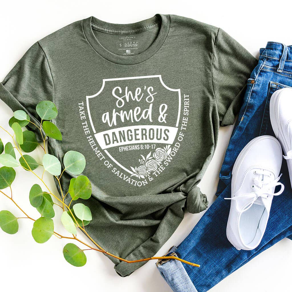 Armed and Dangerous Graphic Tee Shirt Unisex T-shirt, Sweatshirt, Hoodie, Long Sleeve Tee - T-Shirt, Sweatshirt, Hoodie