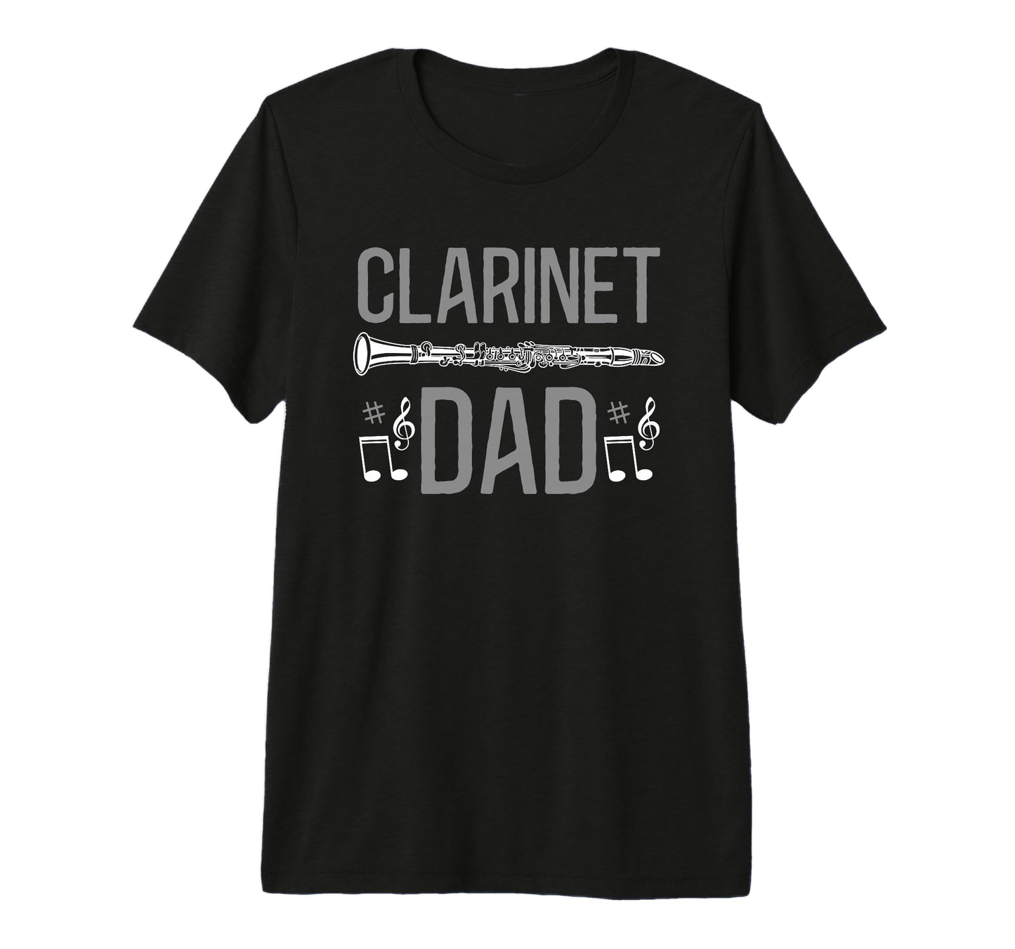 Mens Clarinetist Funny Fathers Day T-Shirt - Custom Art Print Unisex - T-Shirt, Sweatshirt, Hoodie